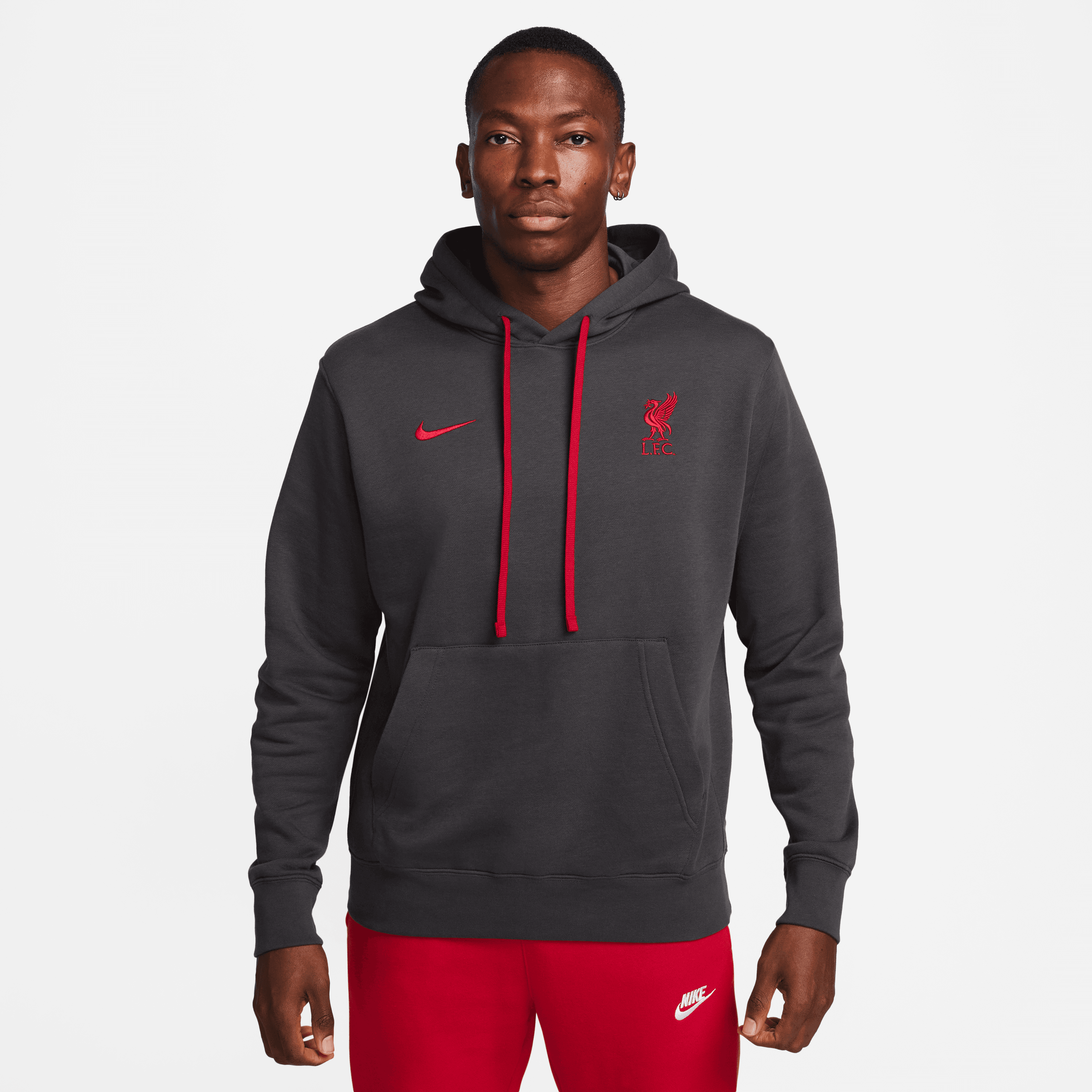 Liverpool FC Club Fleece Men's Pullover Soccer Hoodie