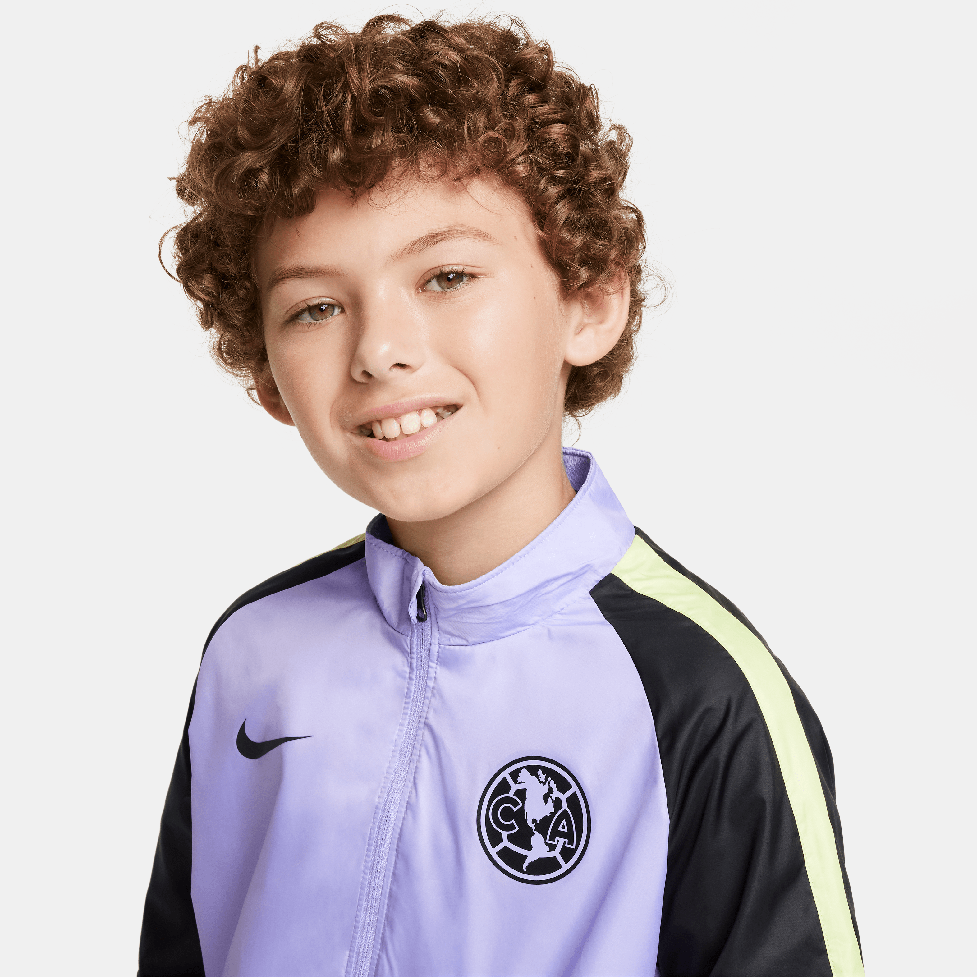 Nike Youth Club América Repel Academy AWF Third Soccer Full-Zip Jacket