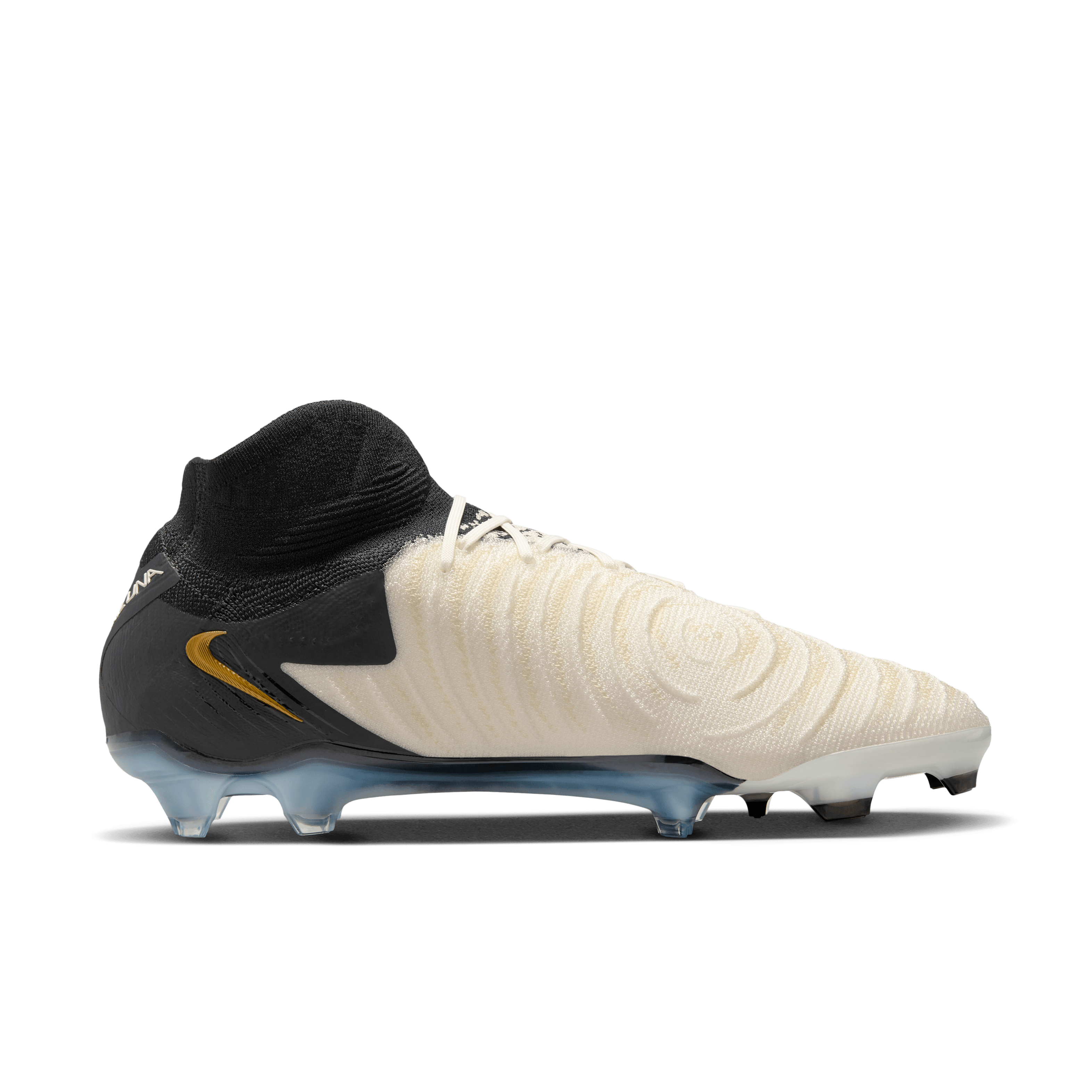 Nike Phantom Luna 2 Elite FG-White/Black/Mtlc Gold Coin