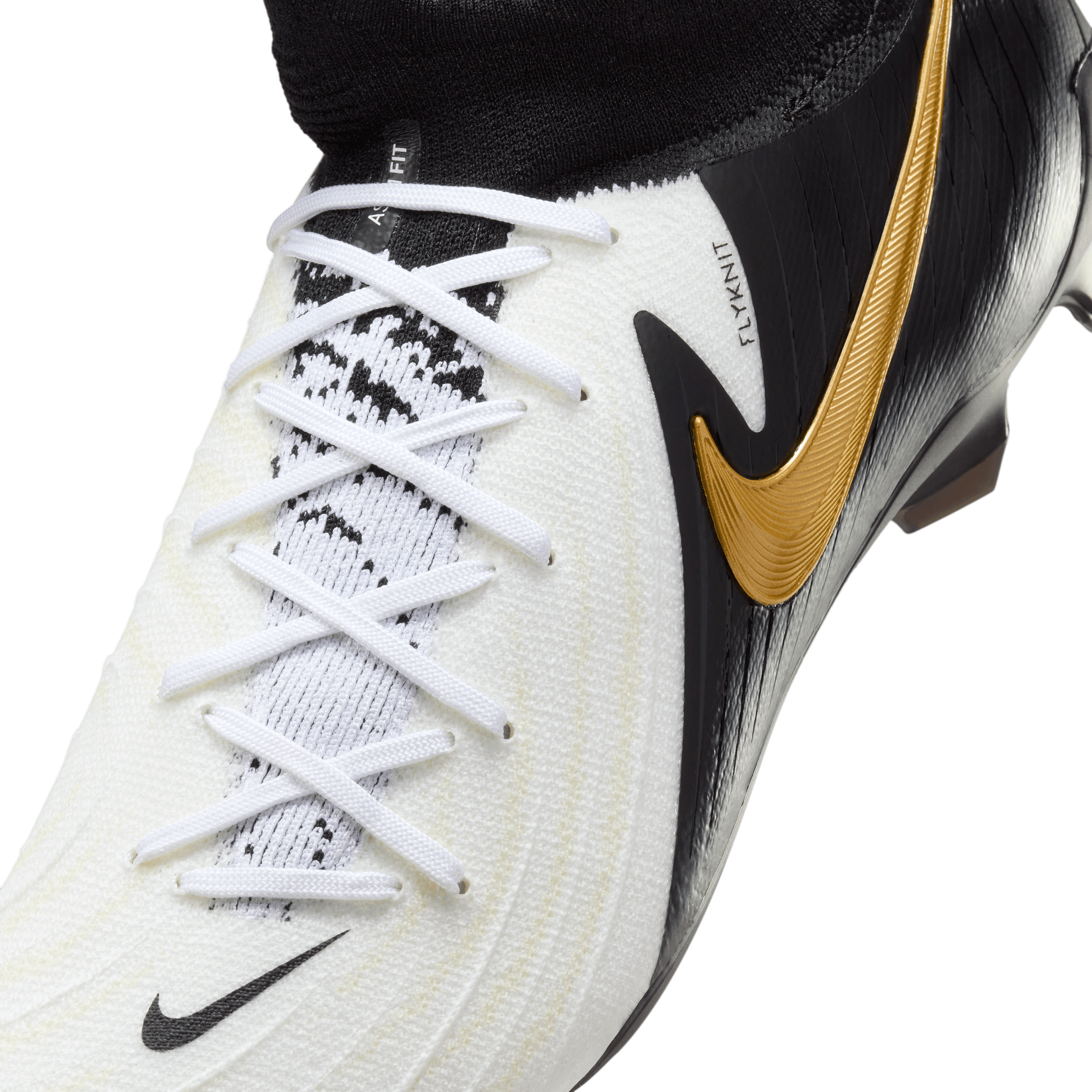 Nike Phantom Luna 2 Pro FG-White/Black-Mtlc Gold Coin