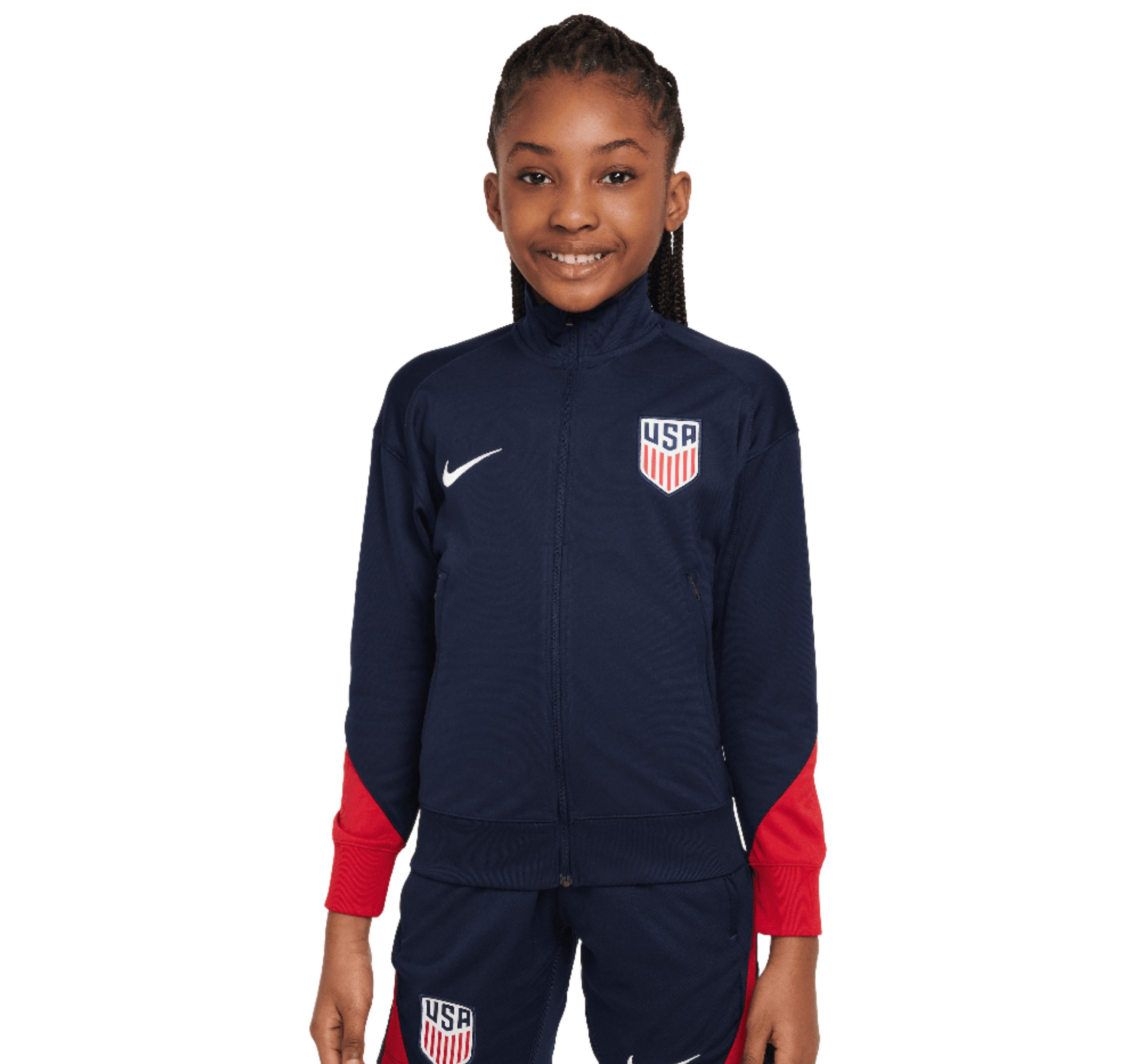 Nike USMNT Strike Big Kids' Dri-FIT Soccer Track Jacket