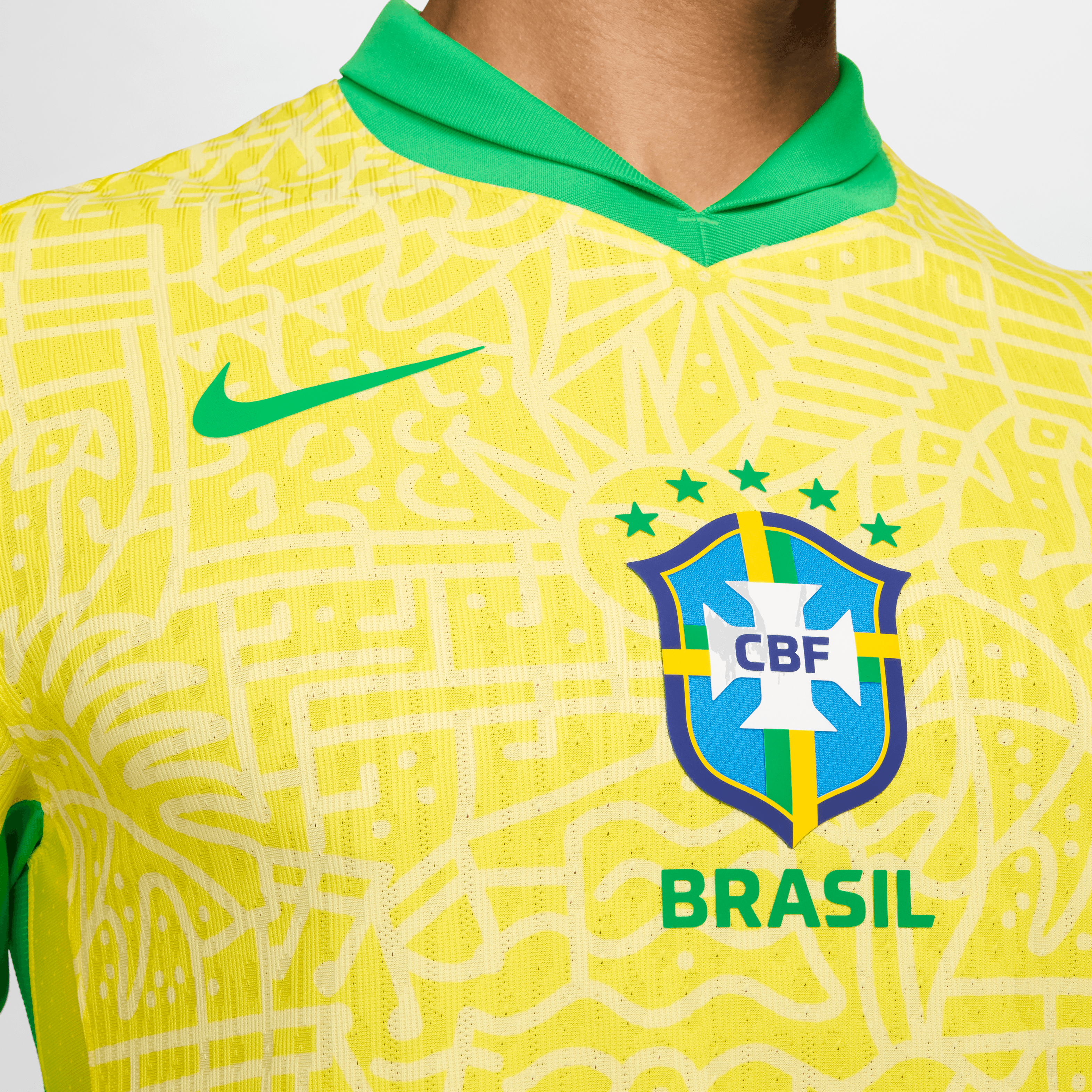 Nike Men's Brazil Match Home Dri-FIT ADV Soccer Authentic Jersey 2024