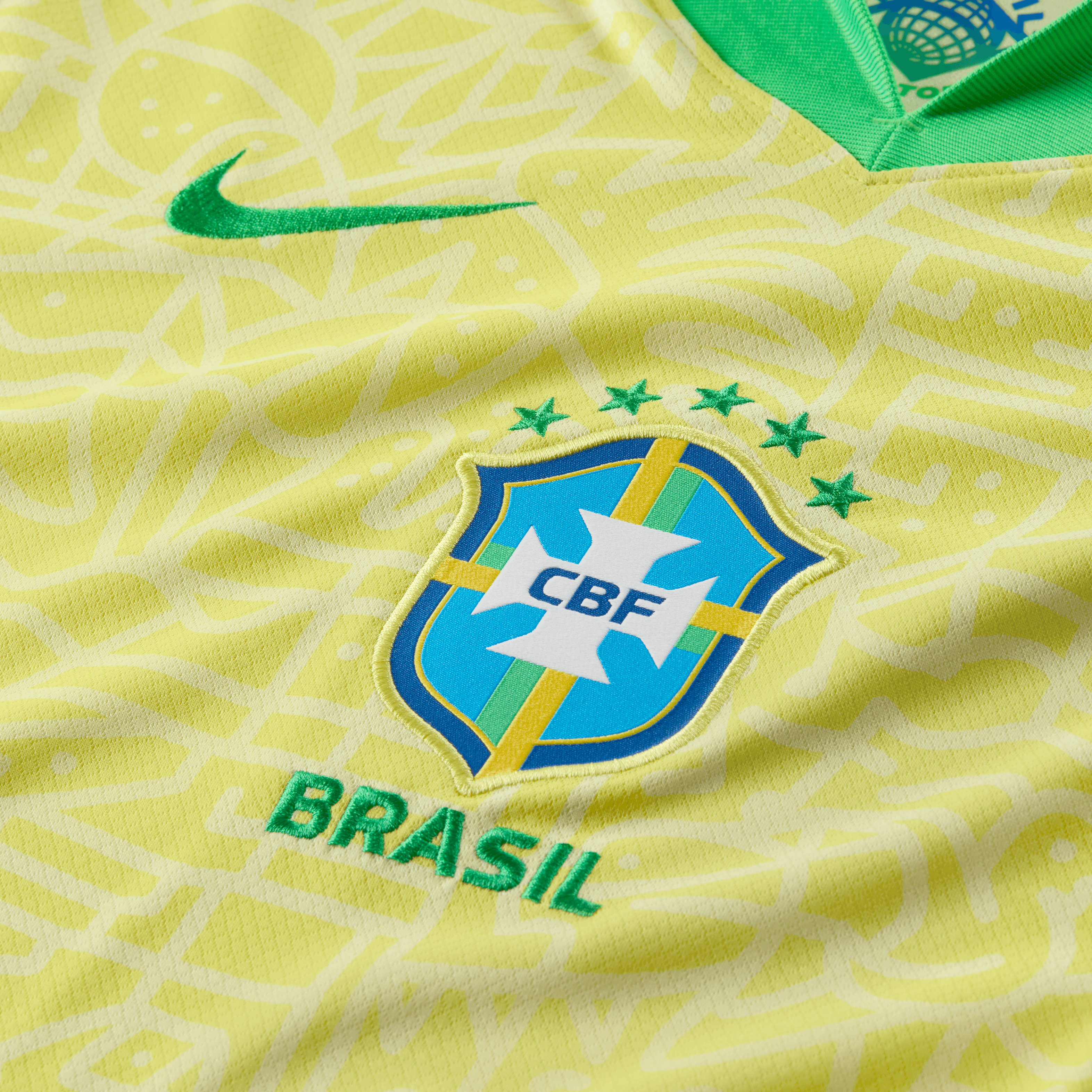 Nike Men's Brazil Stadium Home Dri-FIT Soccer Replica Jersey 2024