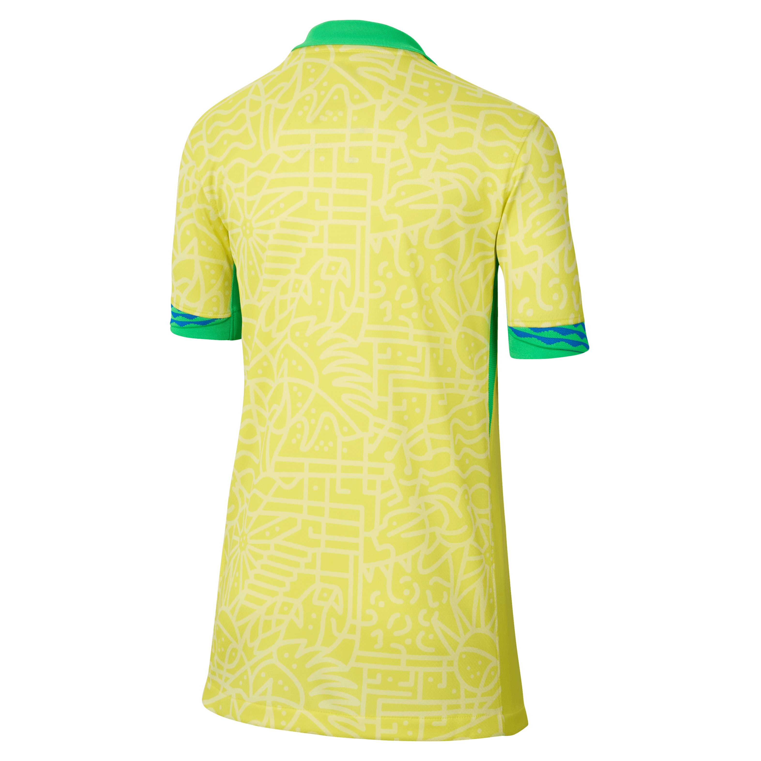 Nike Youth Brazil Stadium Home Dri-FIT Soccer Replica Jersey 2024