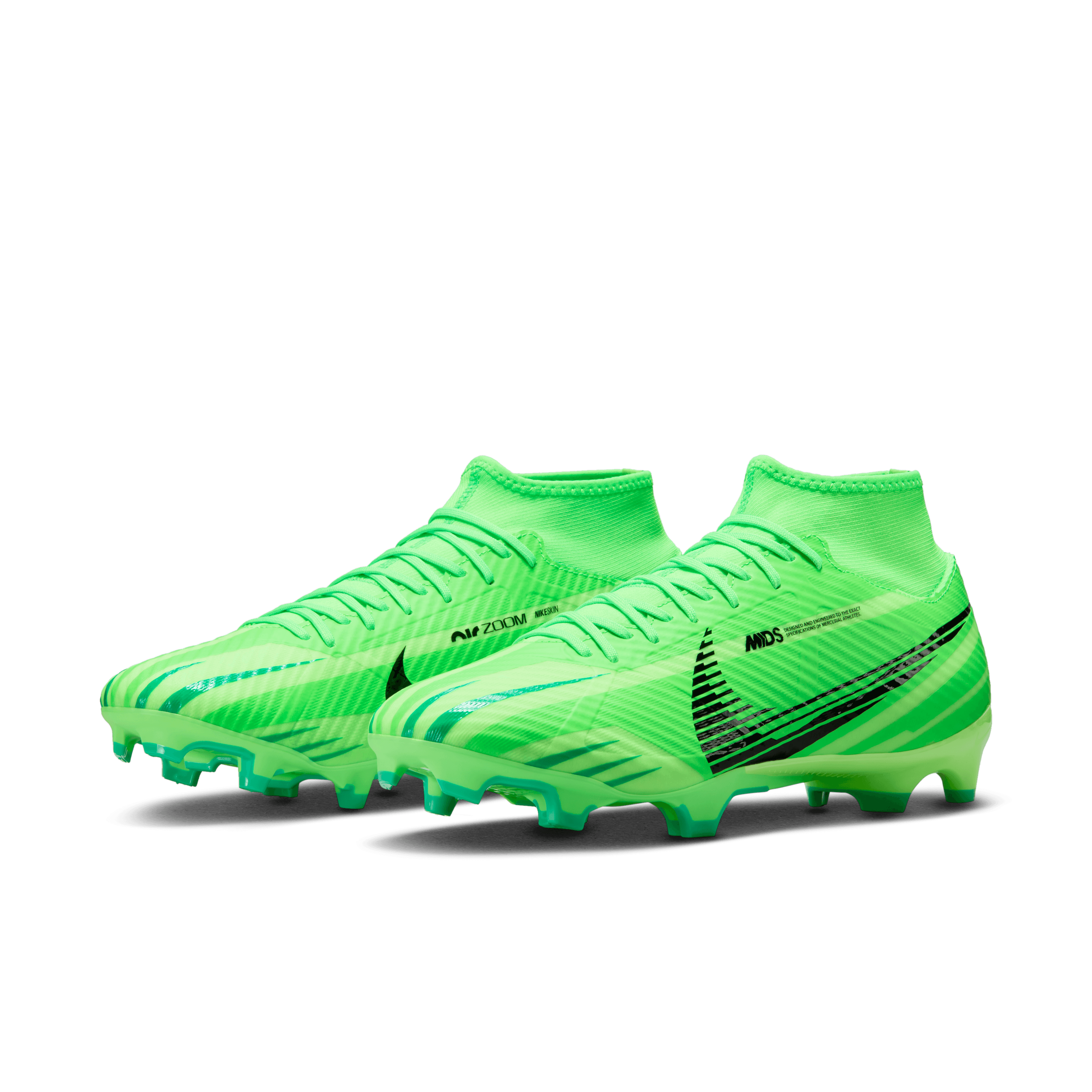 Nike Youth CR7 Superfly 9 Academy FG-Green Strike/Black/Stadium Green