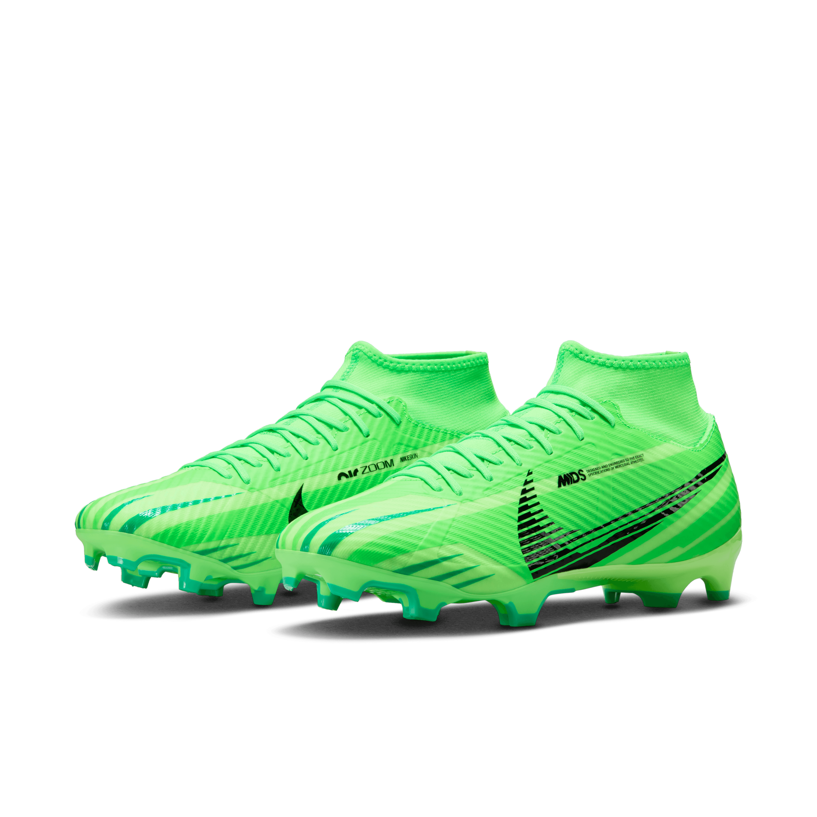 Nike Jr. Mercurial Superfly CR7 9 Club FG/MG-Green Strike