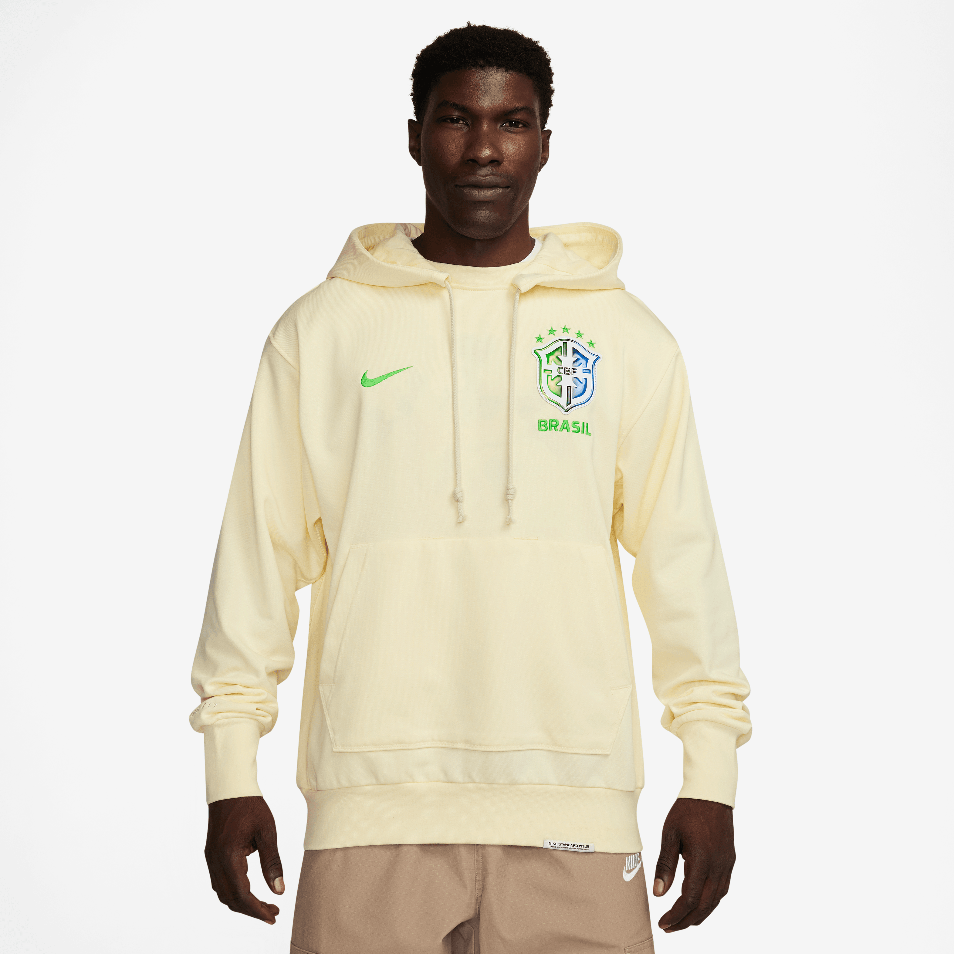 Nike Men's Brazil Dri-FIT Knit Soccer Hoodie