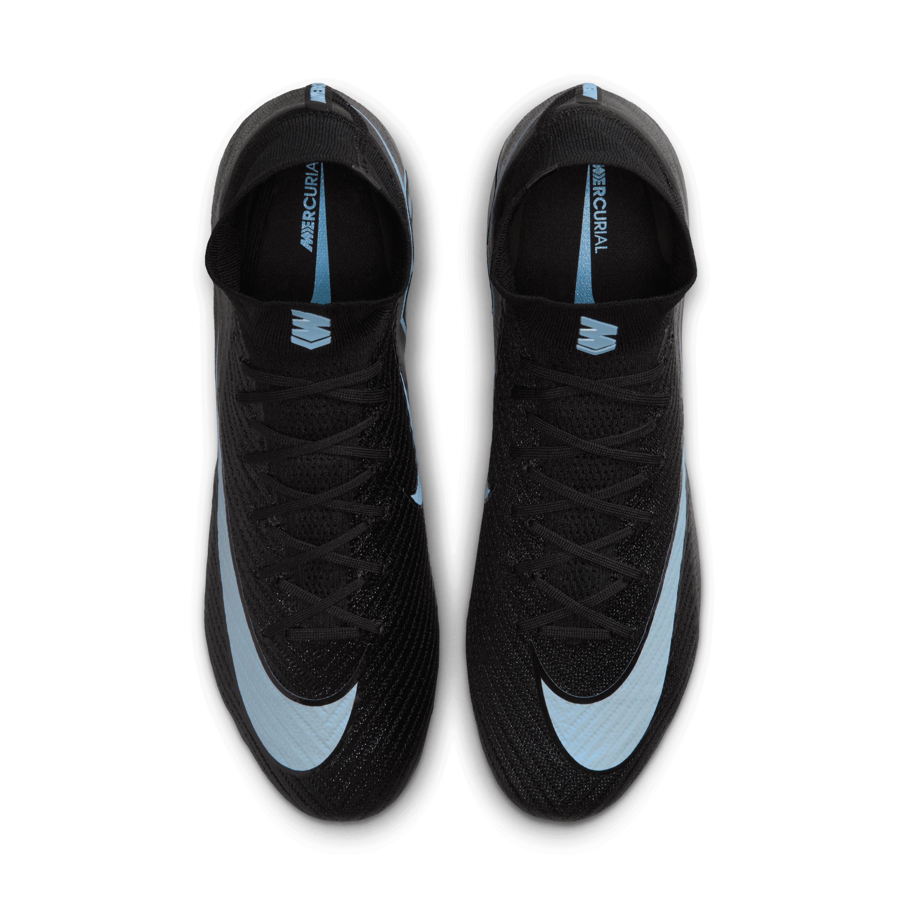 Nike Youth Mercurial Superfly 10 Elite FG -BLACK/ICE BLUE