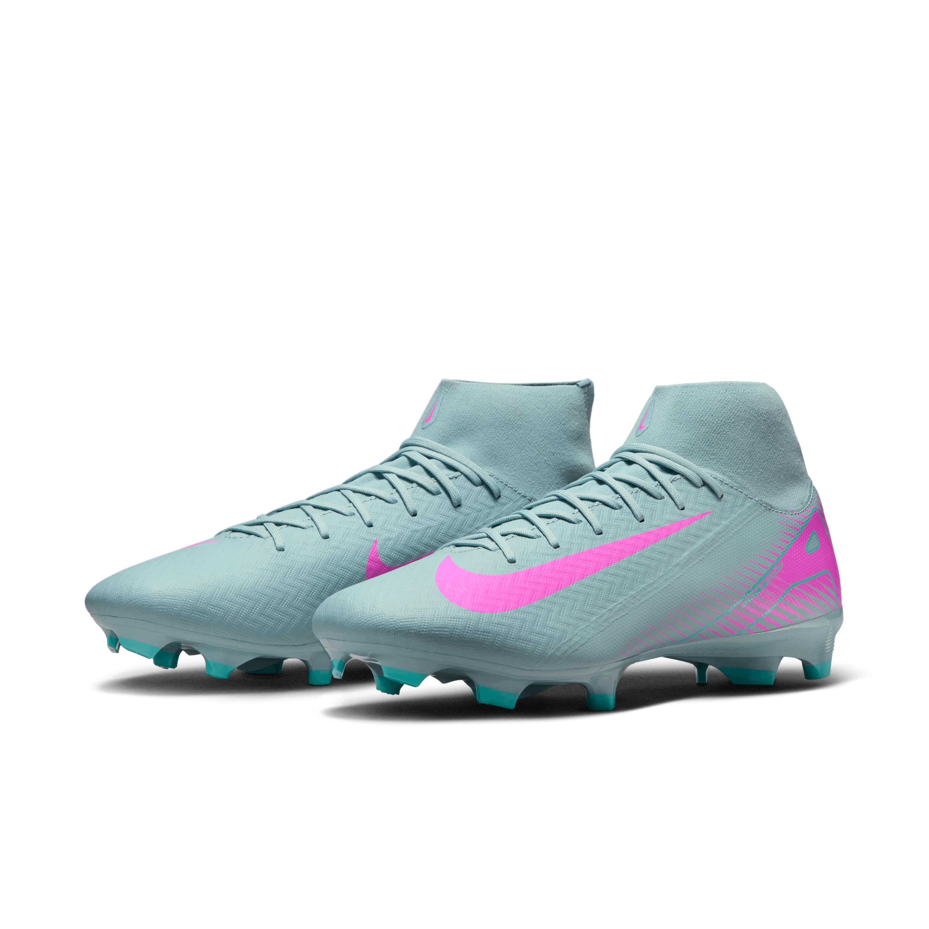 Nike Youth Mercurial Superfly 10 Academy FG-Ocean Cube/Pink Blast