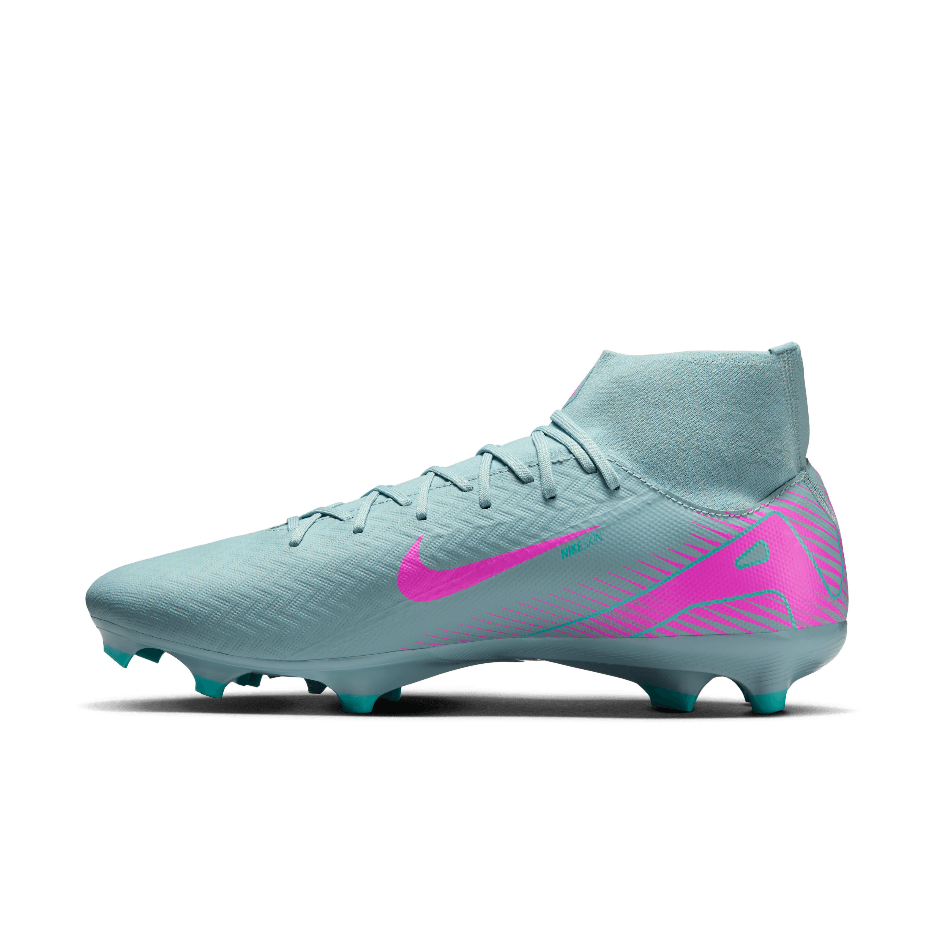 Nike Youth Mercurial Superfly 10 Academy FG-Ocean Cube/Pink Blast