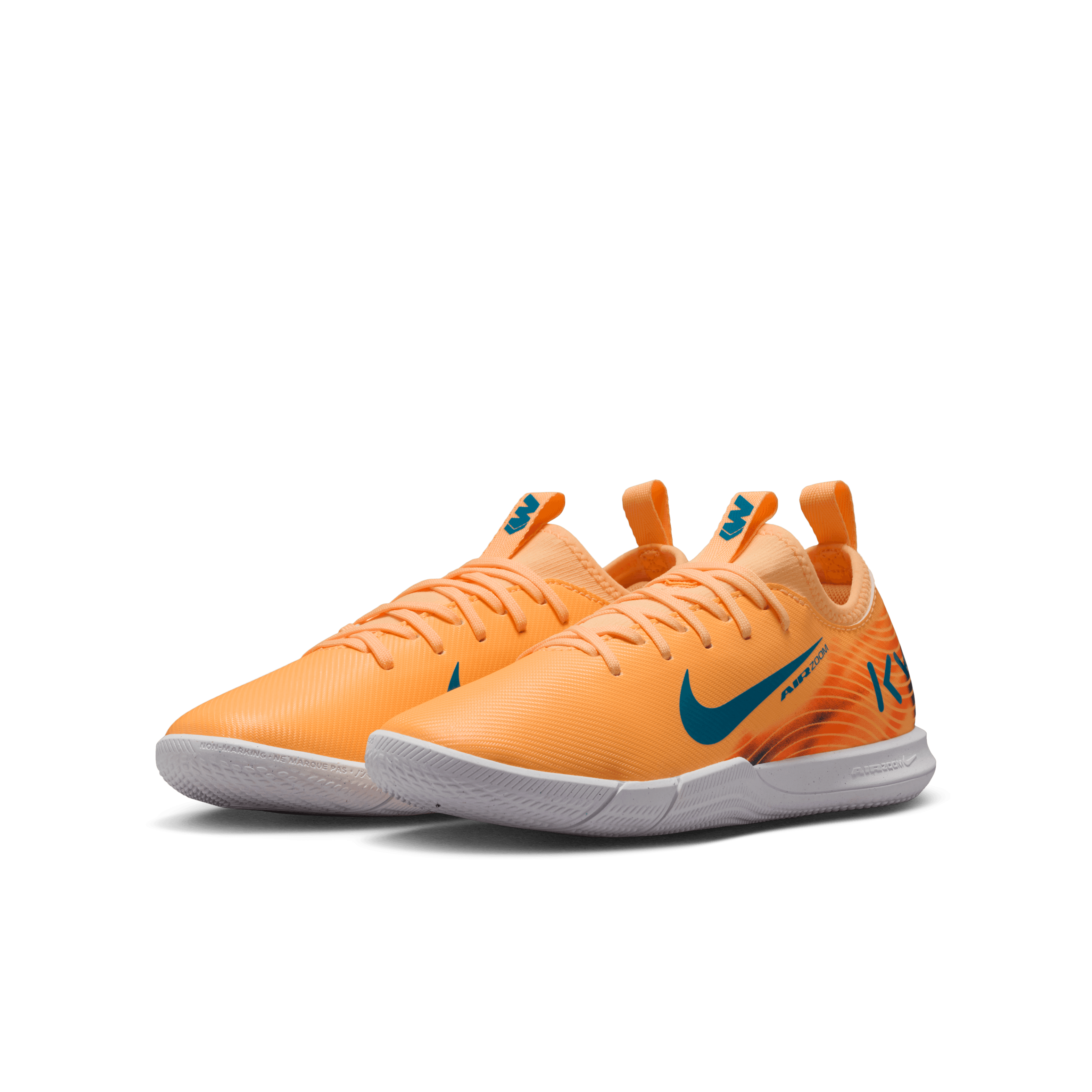 Nike Jr. Mercurial Vapor 16 Academy "Kylian Mbappé" IC -Melon Tint/neo Turq-igloo