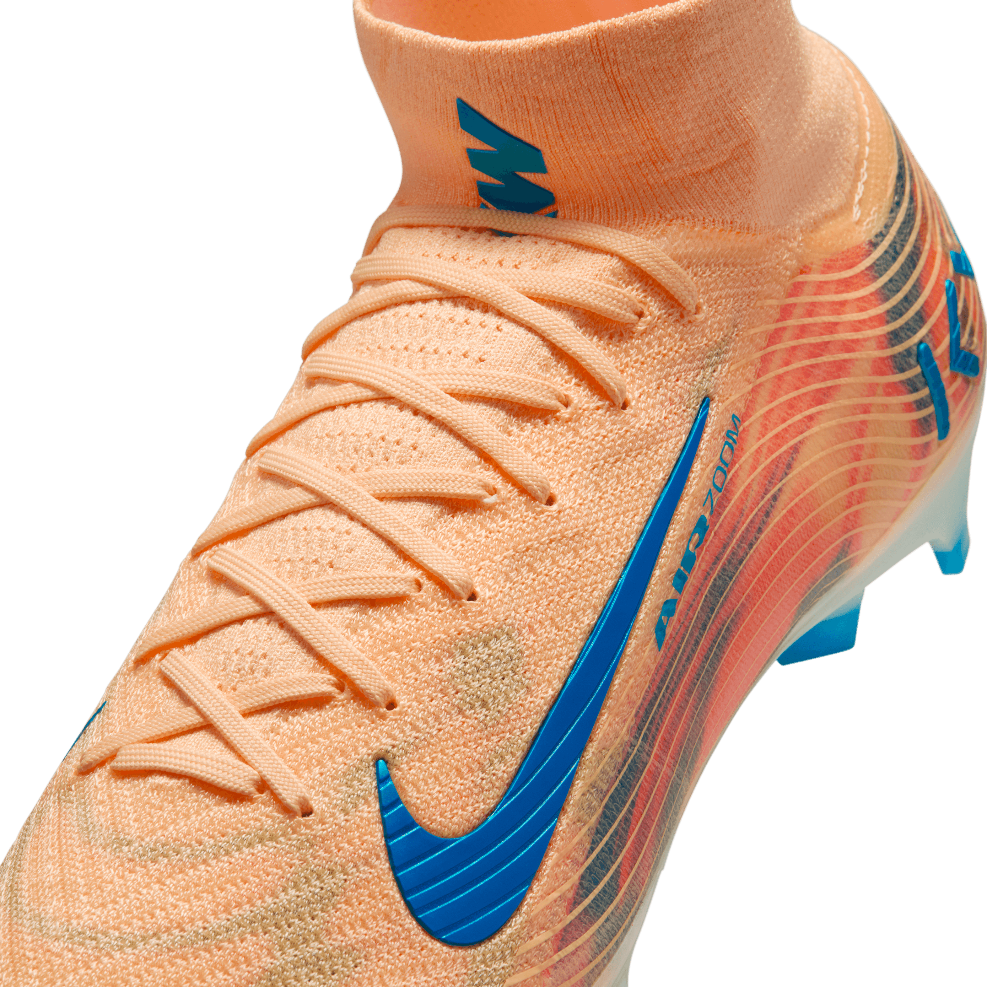 Nike Mercurial Superfly 10 Elite "Kylian Mbappé" FG-Melon Tint/neo Turq/Igloo