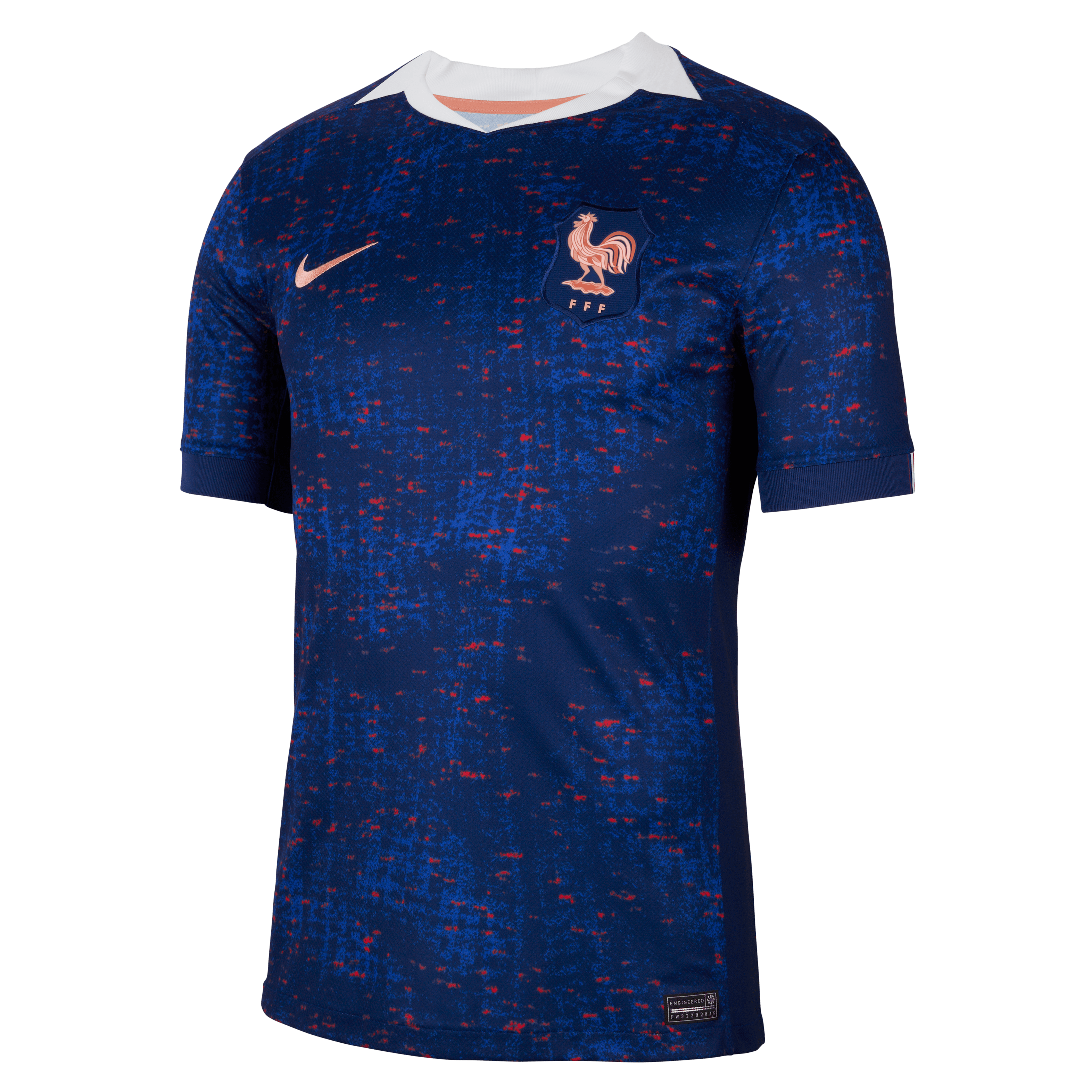 Nike Men's France FFF Stadium Home Dri-FIT Soccer Replica Jersey 2025