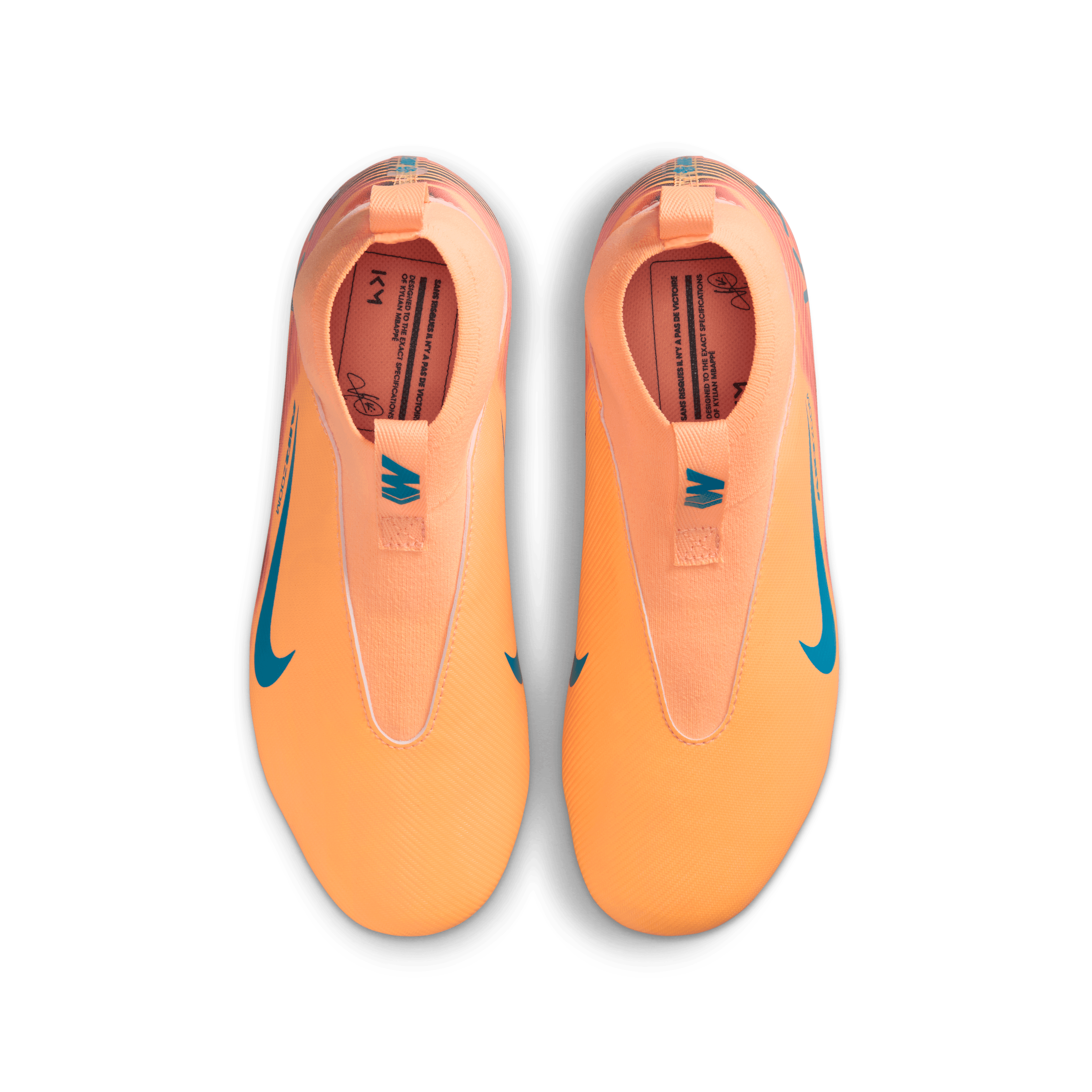 Nike Jr. Mercurial Superfly 10 Academy "Kylian Mbappé" FG -Melon Tint/neo Turq-igloo