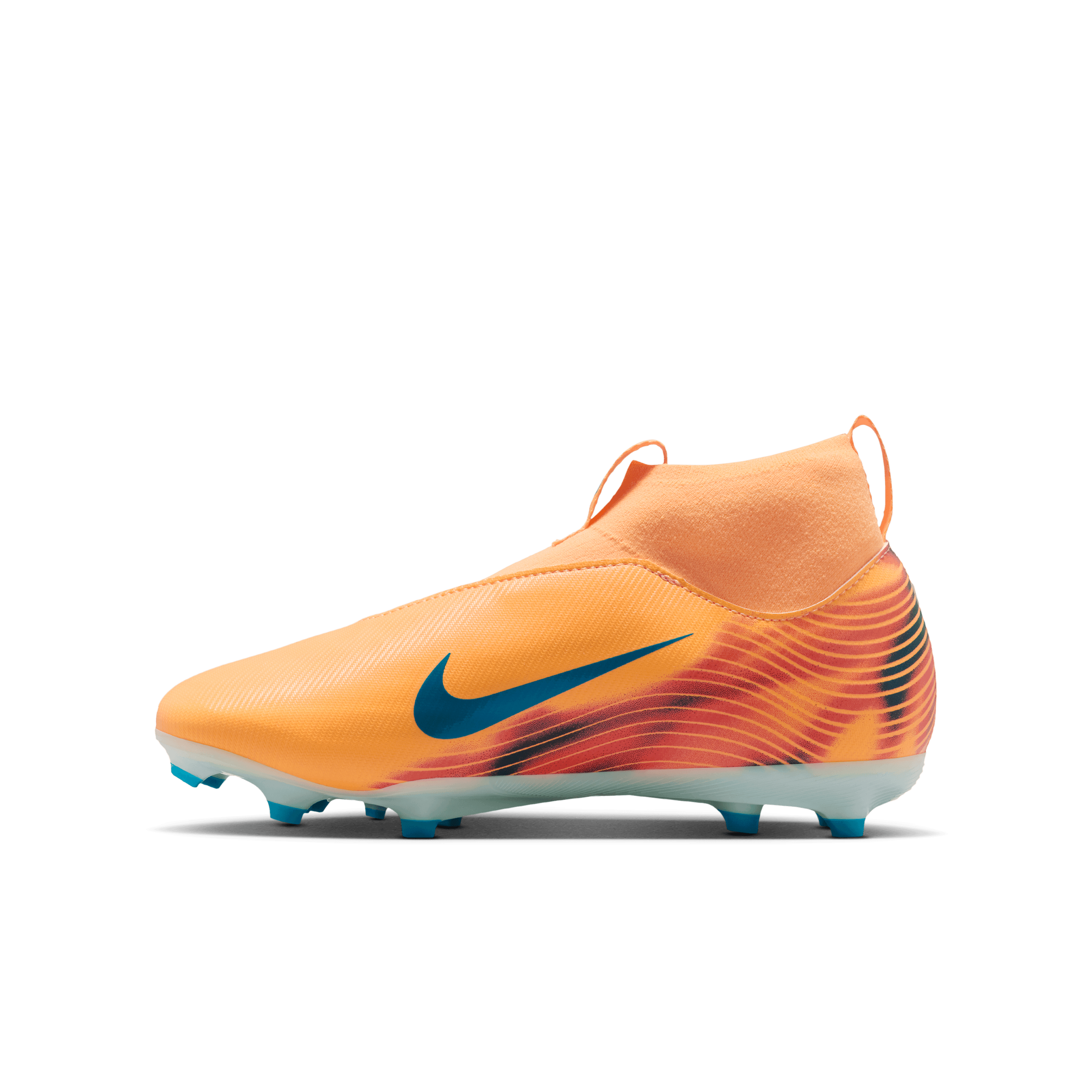 Nike Jr. Mercurial Superfly 10 Academy "Kylian Mbappé" FG -Melon Tint/neo Turq-igloo