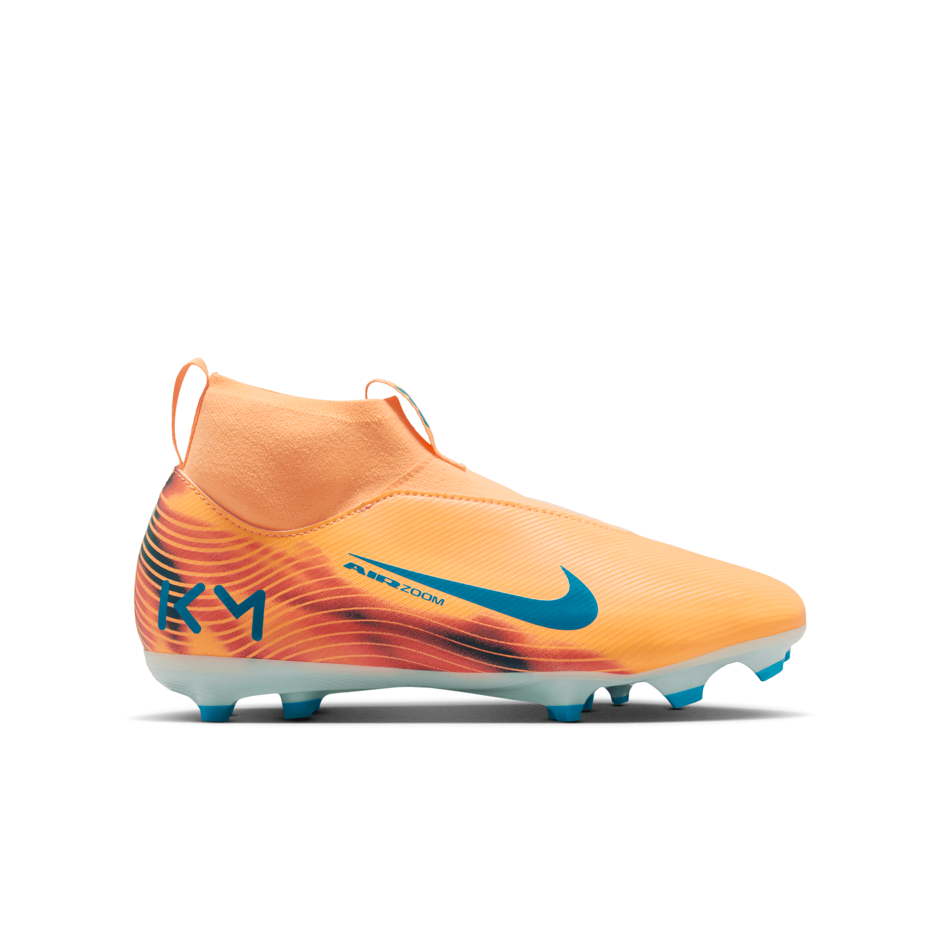 Nike Jr. Mercurial Superfly 10 Academy "Kylian Mbappé" FG -Melon Tint/neo Turq-igloo