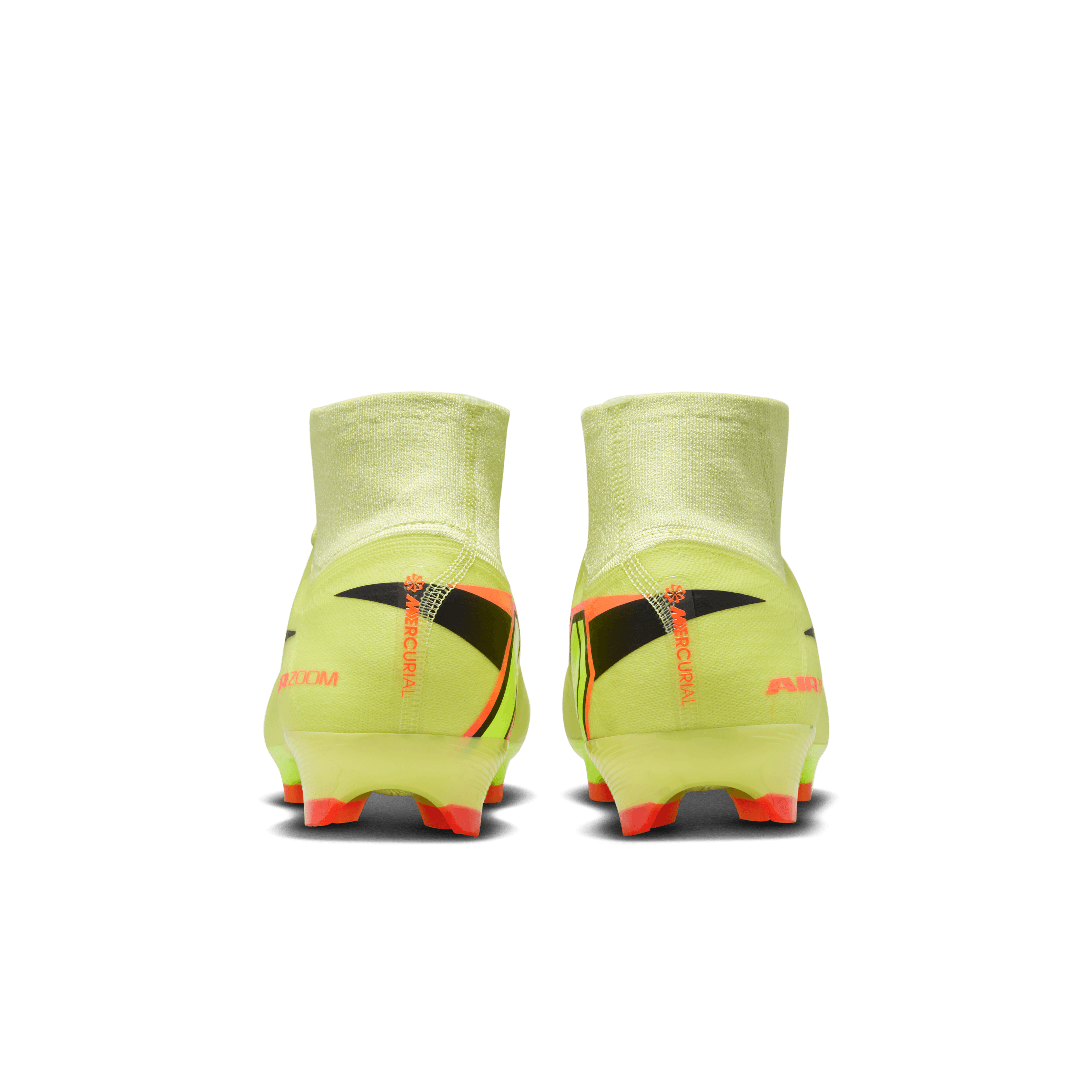 Nike Youth Mercurial Superfly 10 Pro FG High-Top Soccer Cleats-Limelight/volt-hyper Crimson