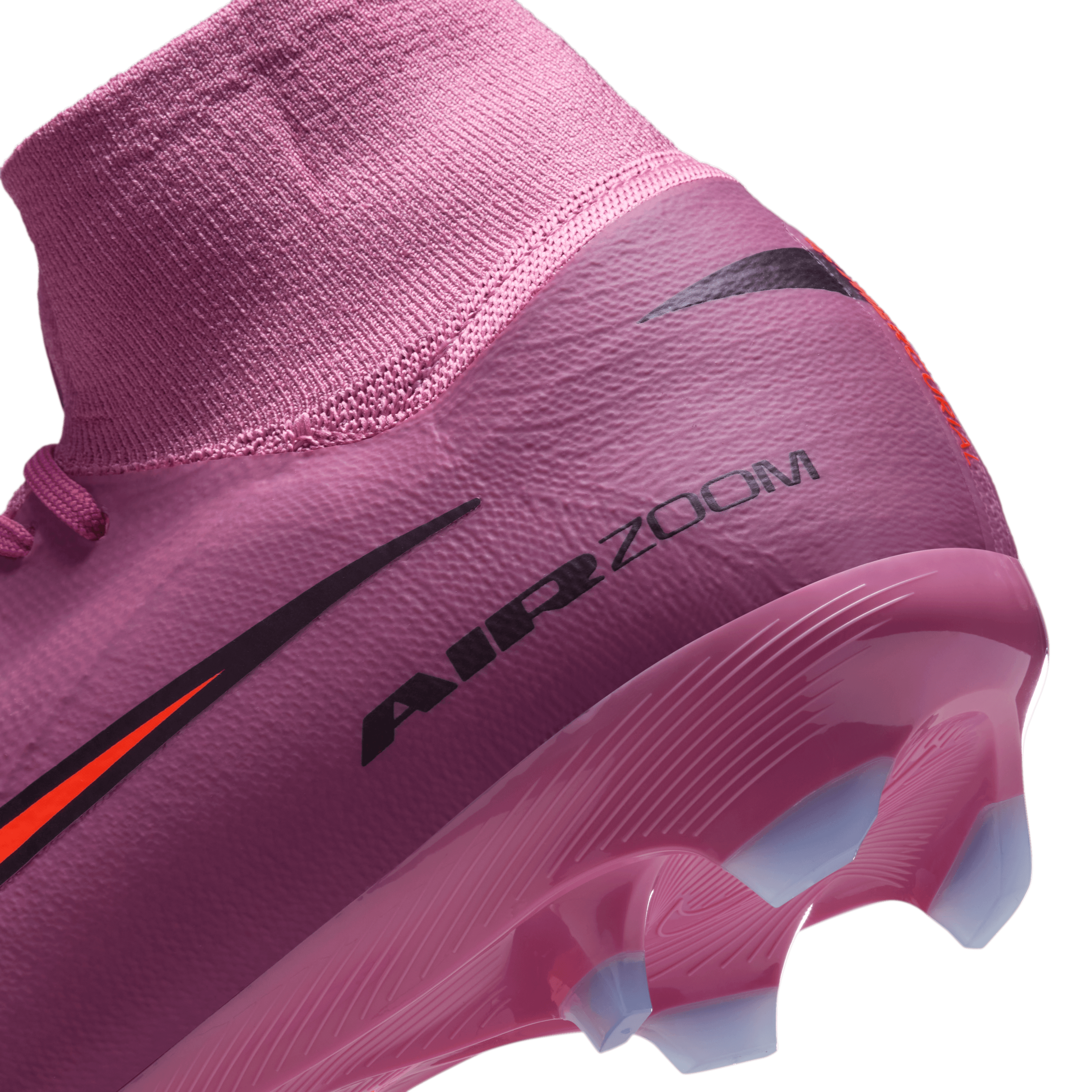 Nike Mercurial Superfly 10 Pro FG High-Top Soccer Cleats-Magic Flamingo/black/total Crimson