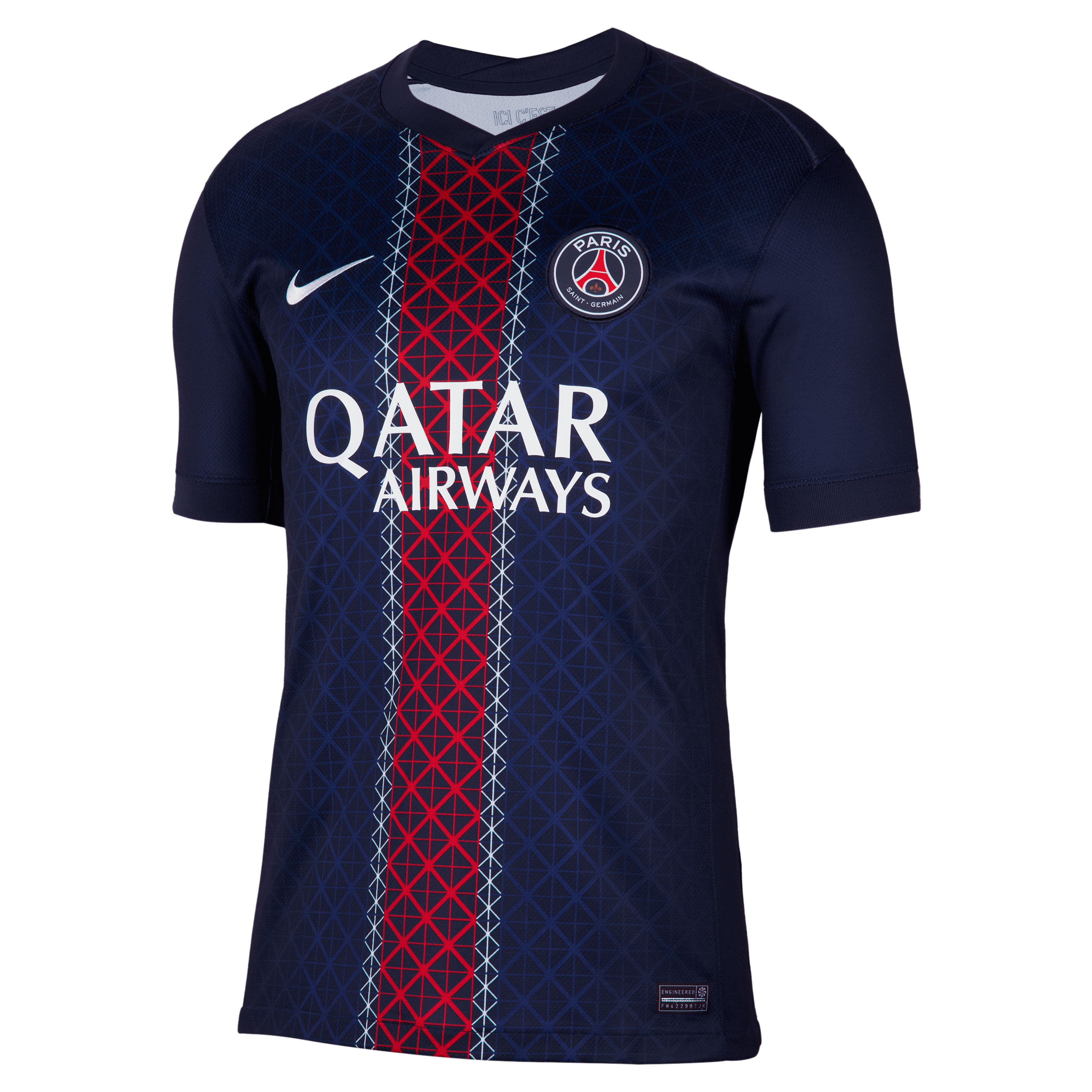 Nike Men's Paris Saint-Germain Stadium Home Dri-FIT Soccer Jersey 25/26