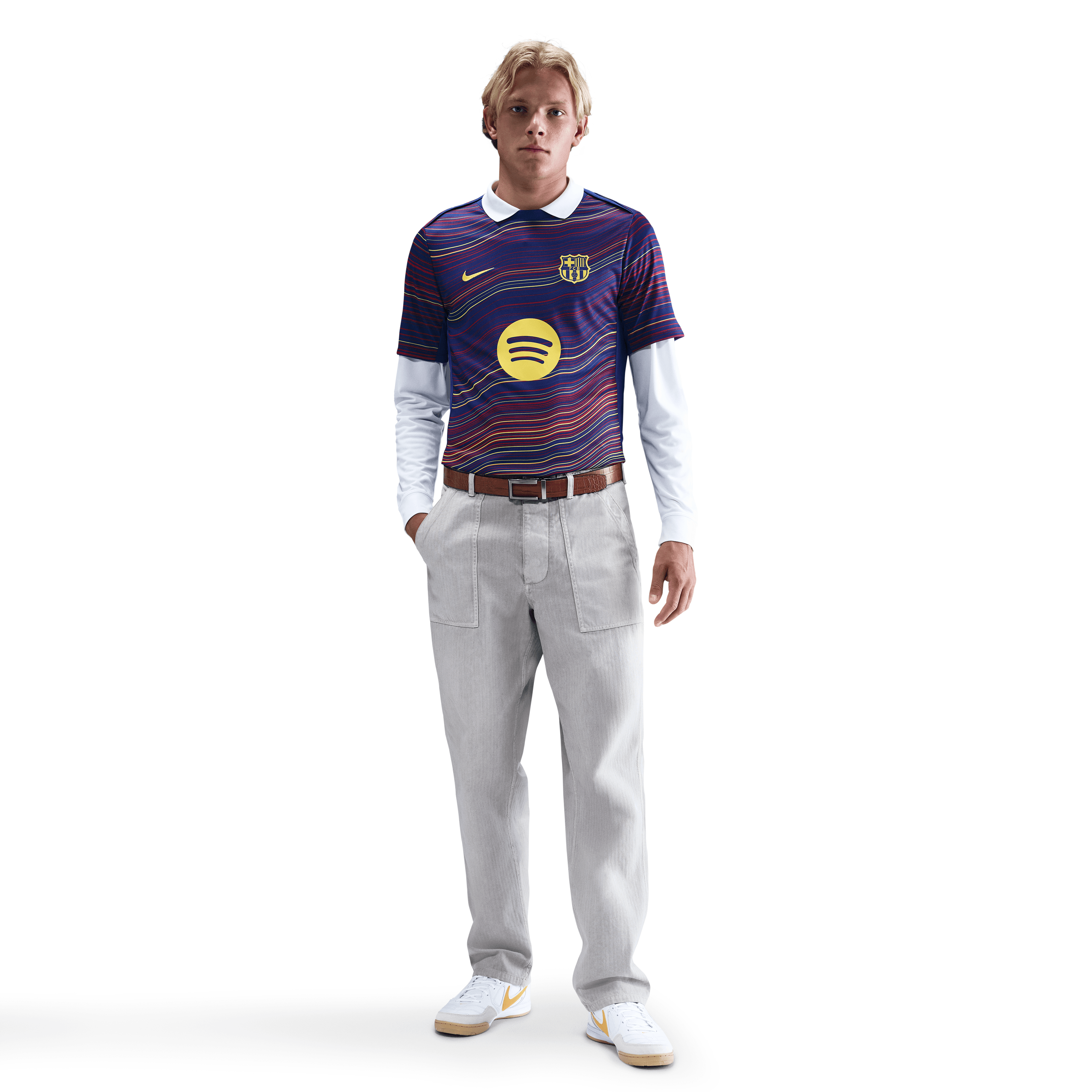 Nike FC Barcelona Academy Pro Dri-FIT Soccer Pre-Match Top Jersey