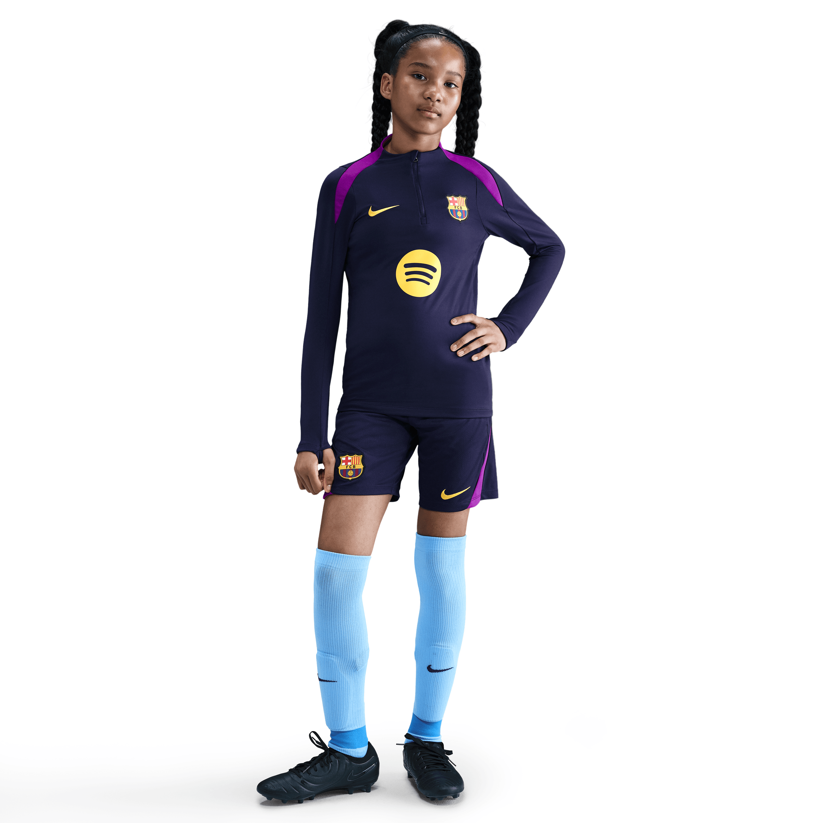 Nike FC Big Kids' Barcelona Strike Dri-FIT Soccer Drill Top
