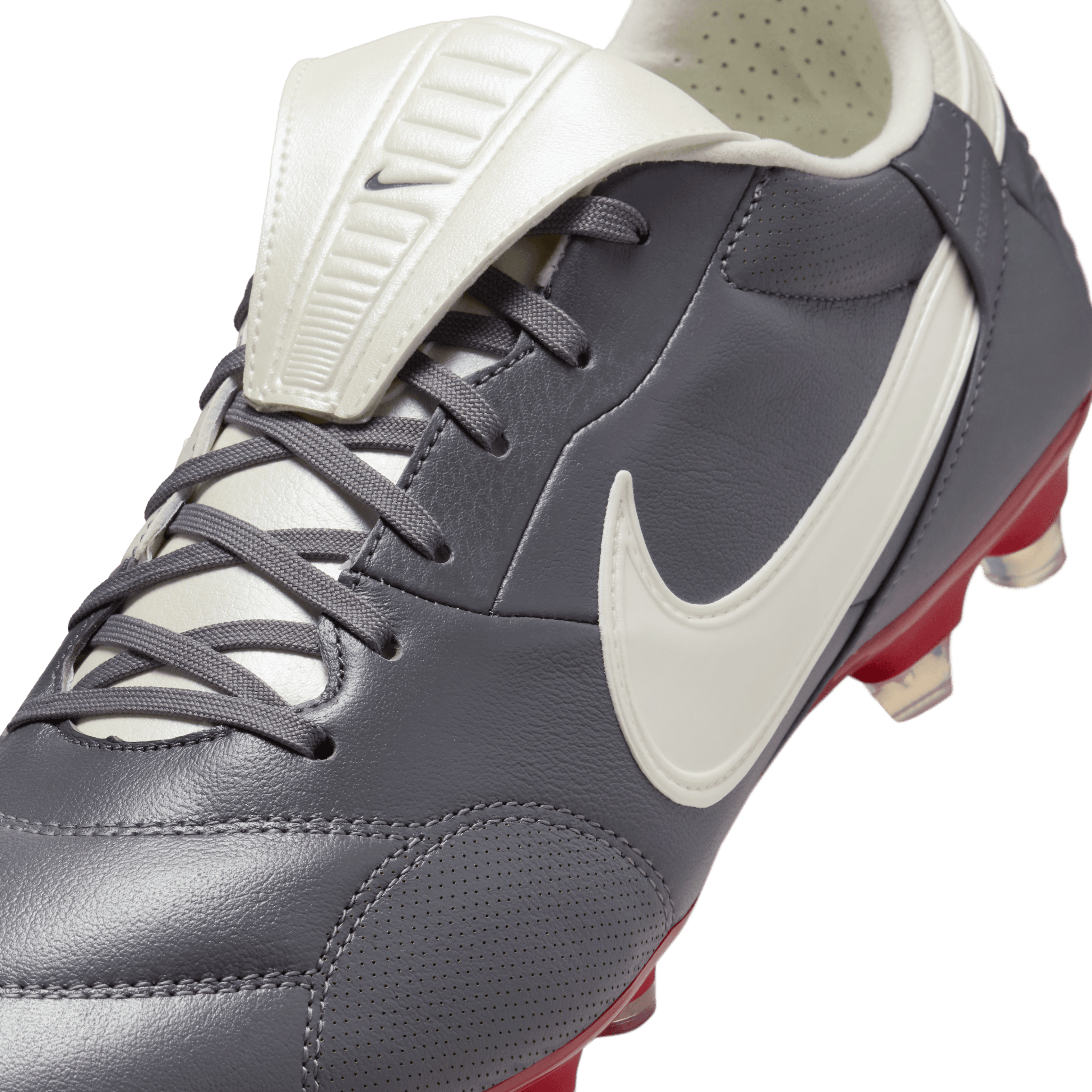 Nike Premier 3 FG- Lt Graphite/mtlc Summit Wht/arsity Red