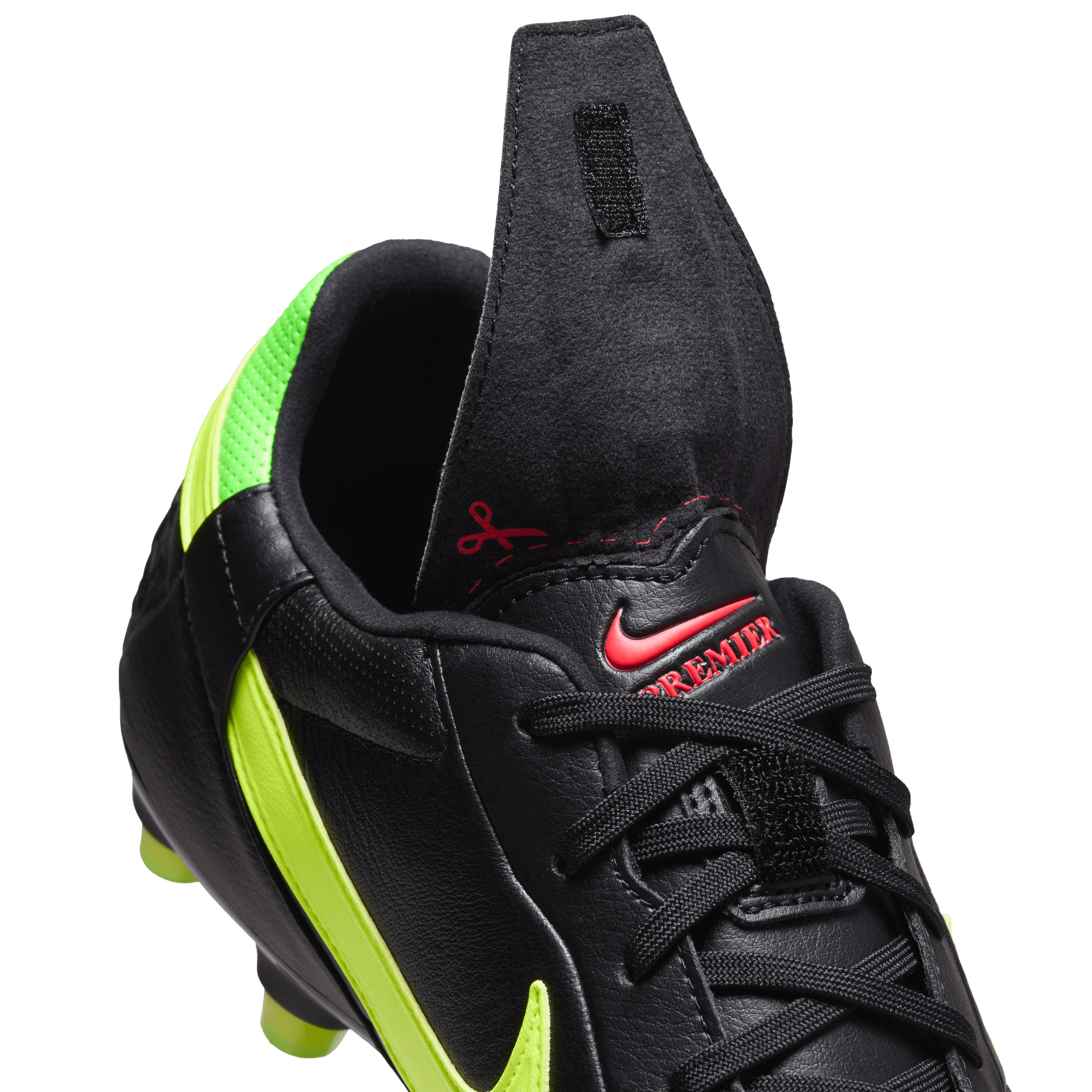 Nike Premier 3 FG-BLACK/VOLT/GREEN STRIKE/BRIGHT CRIMSON