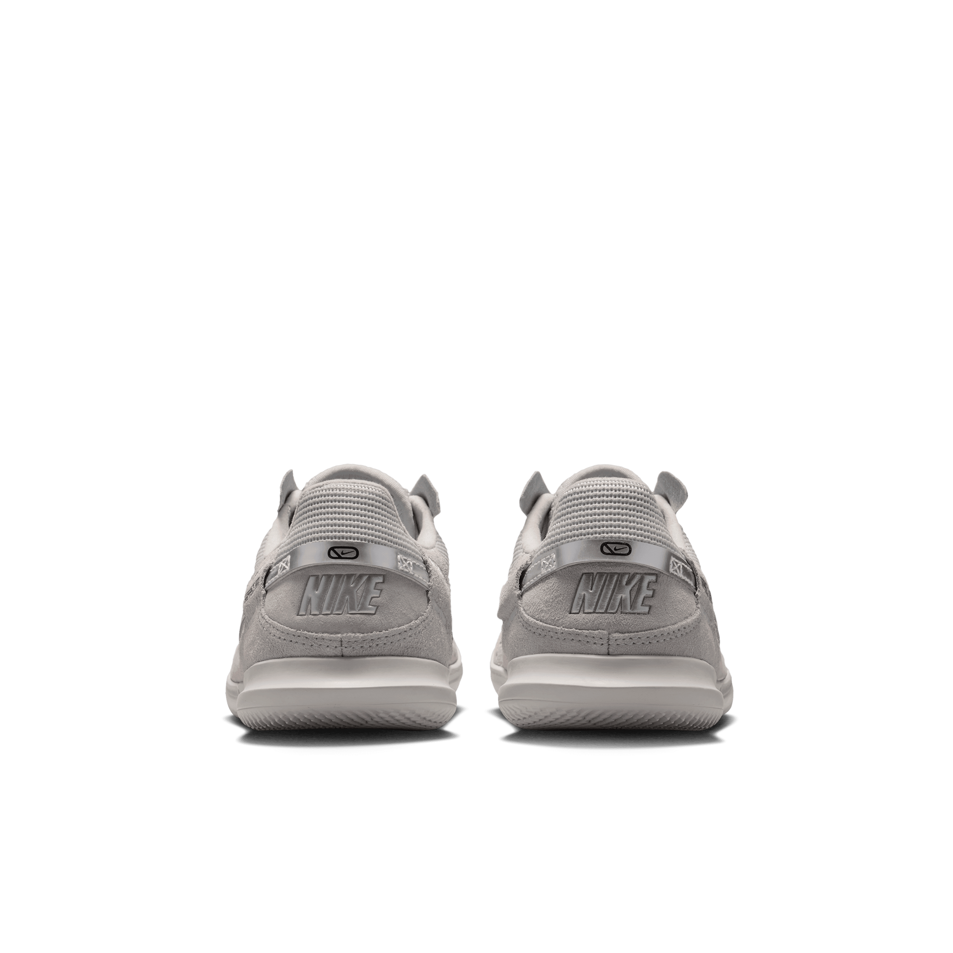 Nike Jr. Streetgato Little/Big Kids' Soccer Shoes-LT SMOKE GREY/METALLIC SILVER