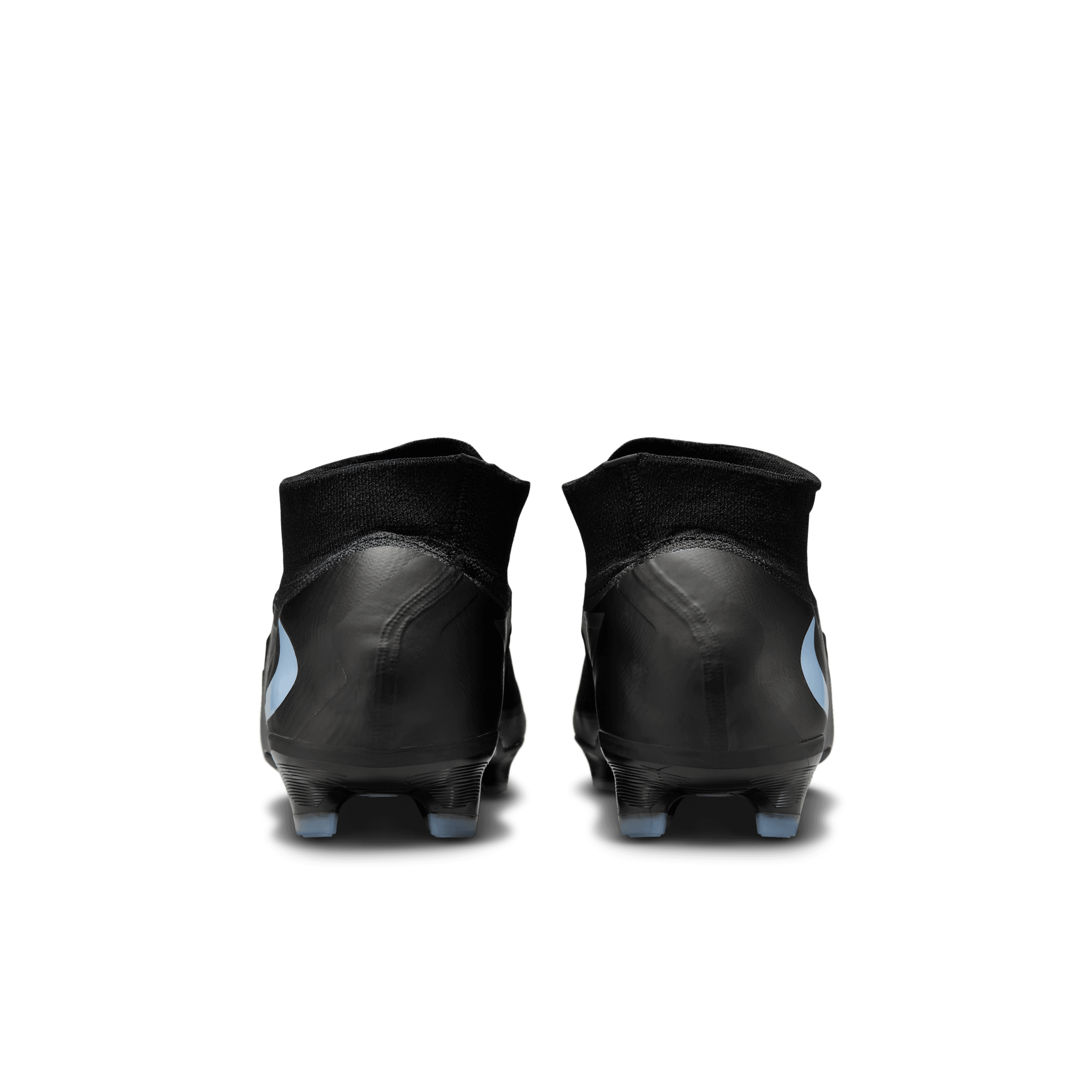 Nike Phantom 6 High Pro Firm-Ground Soccer Cleats-Black/Ice Blue