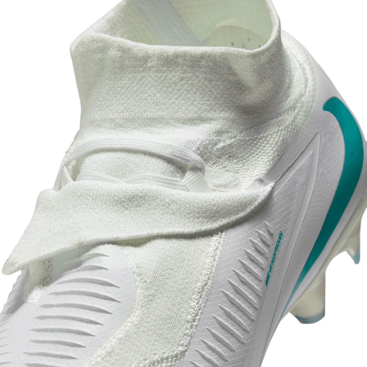 Nike Phantom 6 High Pro Firm-Ground Soccer Cleats-WHITE/DUSTY CACTUS-WHITE