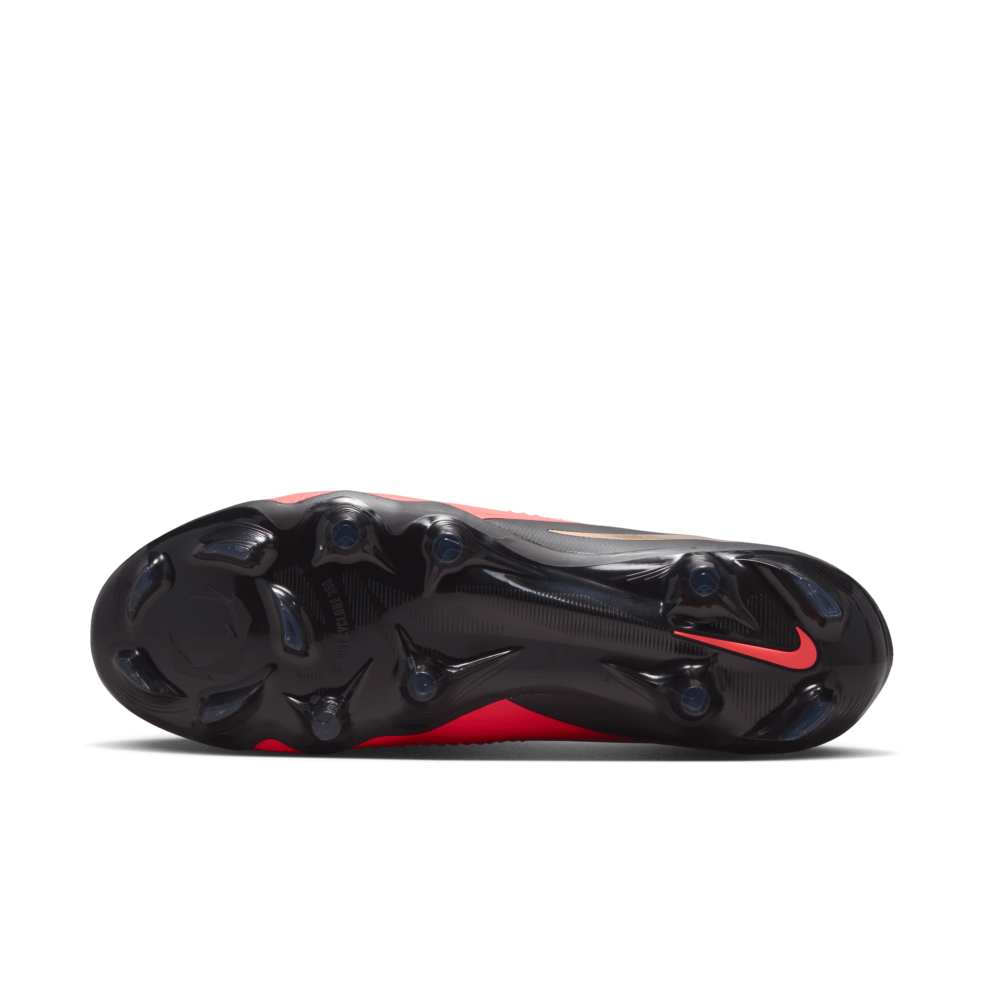 Nike Youth Phantom 6 High Pro Firm-BRIGHT CRIMSON/BLUR-BLACK