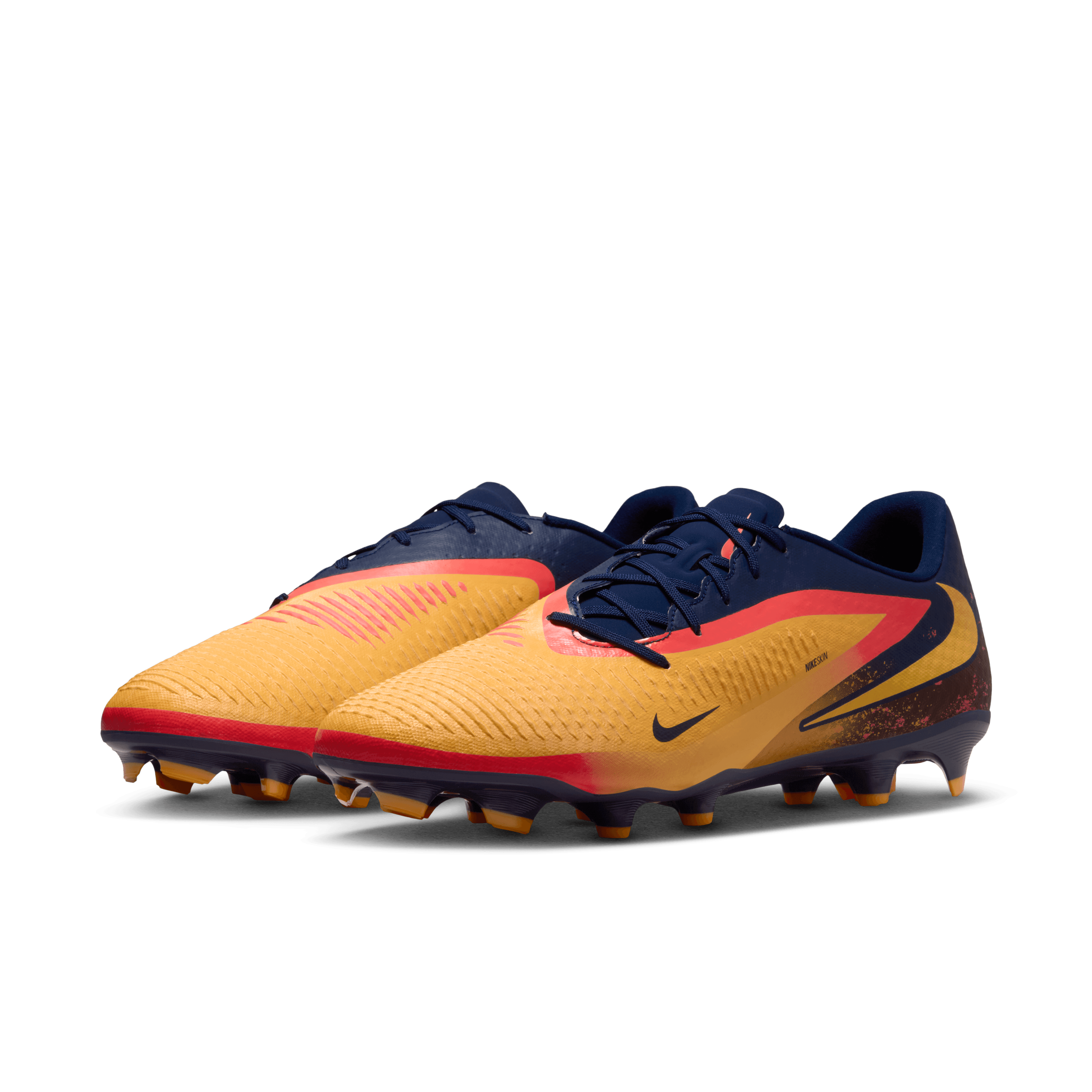 Nike Phantom 6 Low Academy "Erling Haaland" MG/FG- Laser Orange/lemon Venom-blue Void
