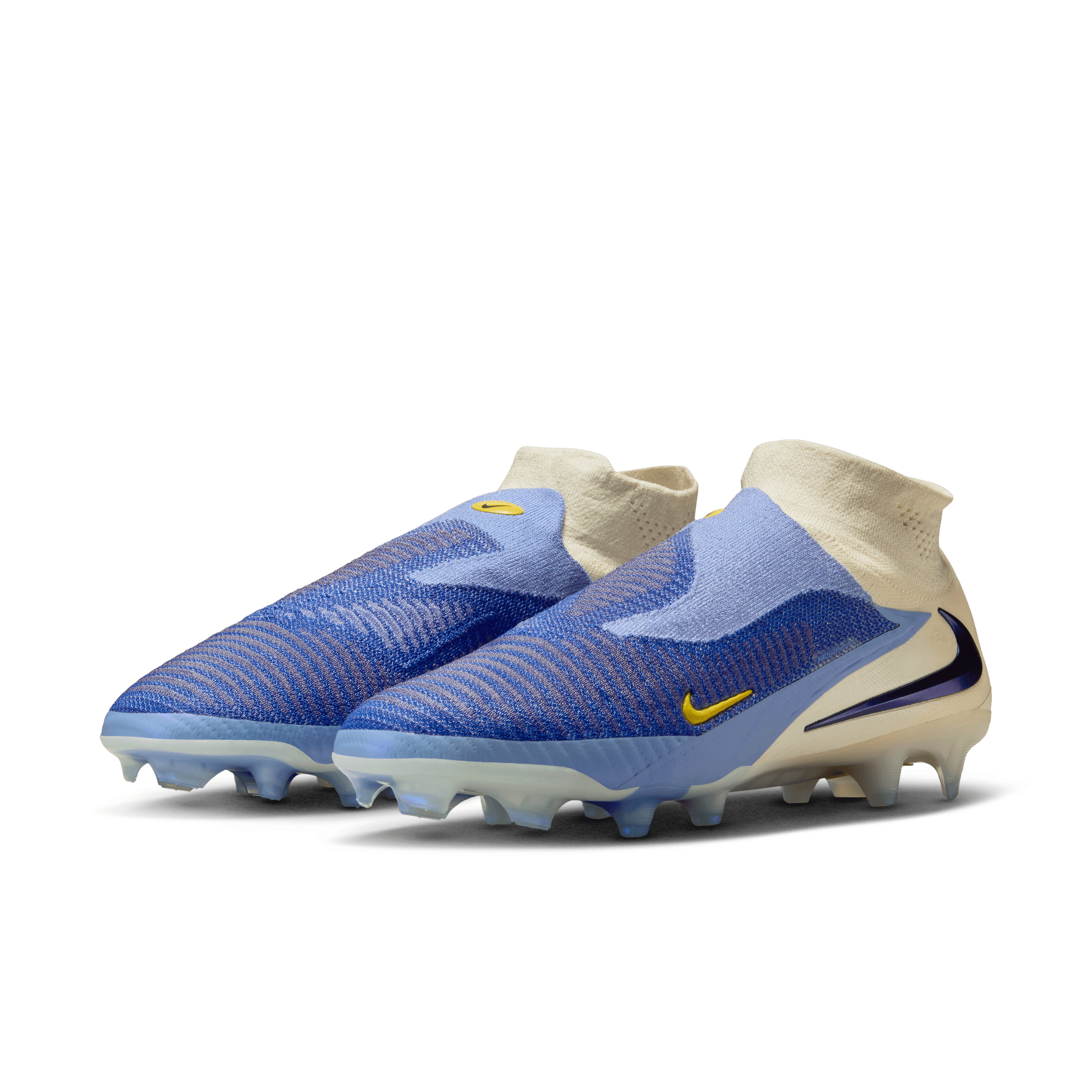 Nike Phantom 6 High Elite Firm-Ground Soccer Cleats-RACER BLUE/DARK OBSIDIAN