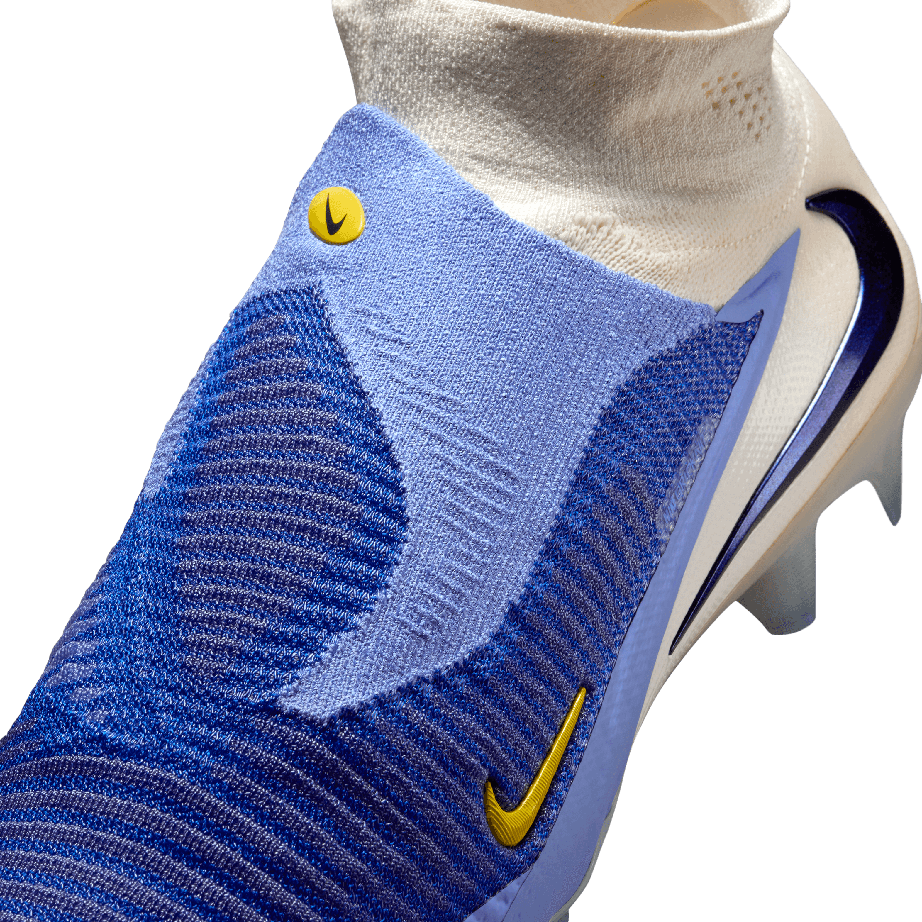 Nike Phantom 6 High Elite Firm-Ground Soccer Cleats-RACER BLUE/DARK OBSIDIAN