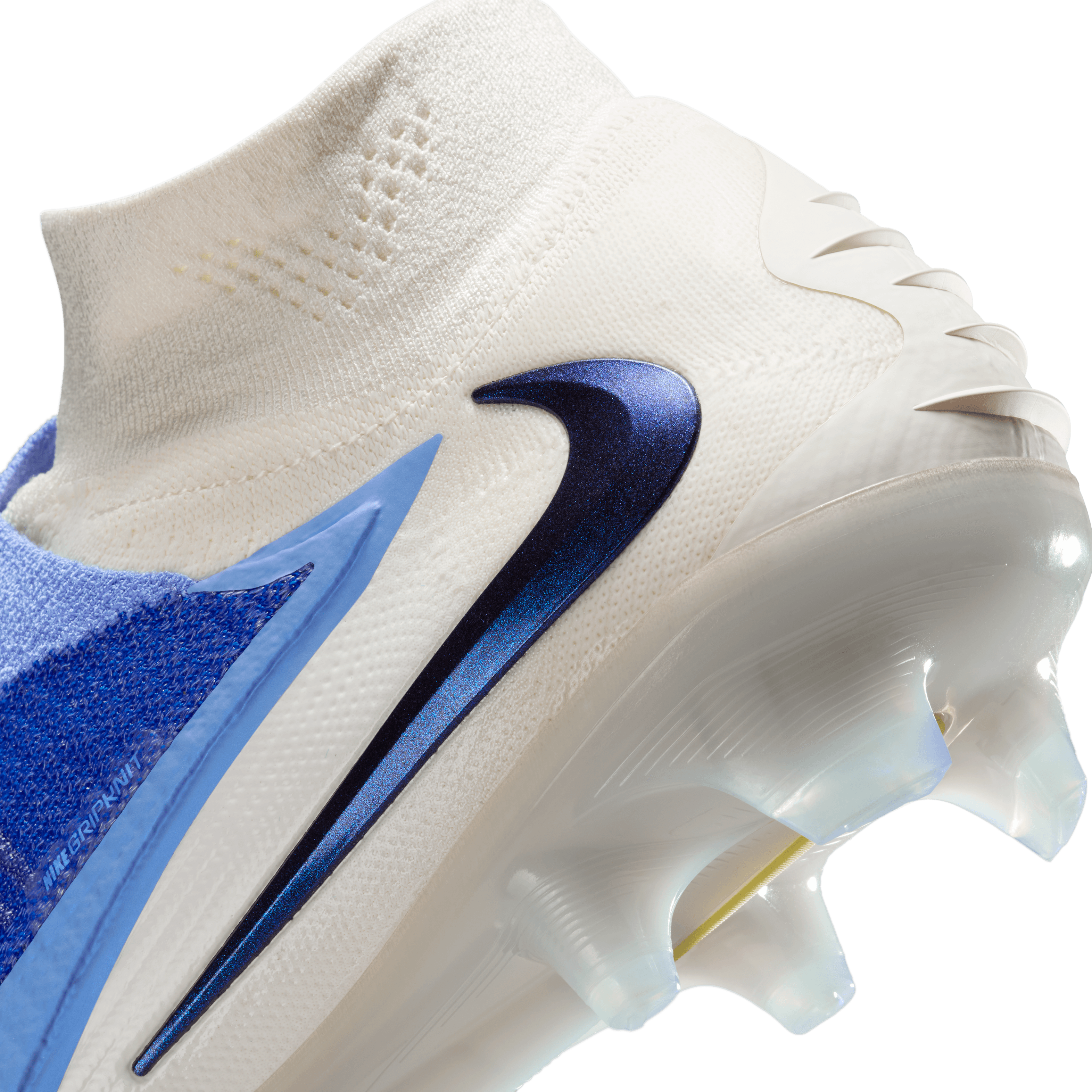 Nike Phantom 6 High Elite Firm-Ground Soccer Cleats-RACER BLUE/DARK OBSIDIAN