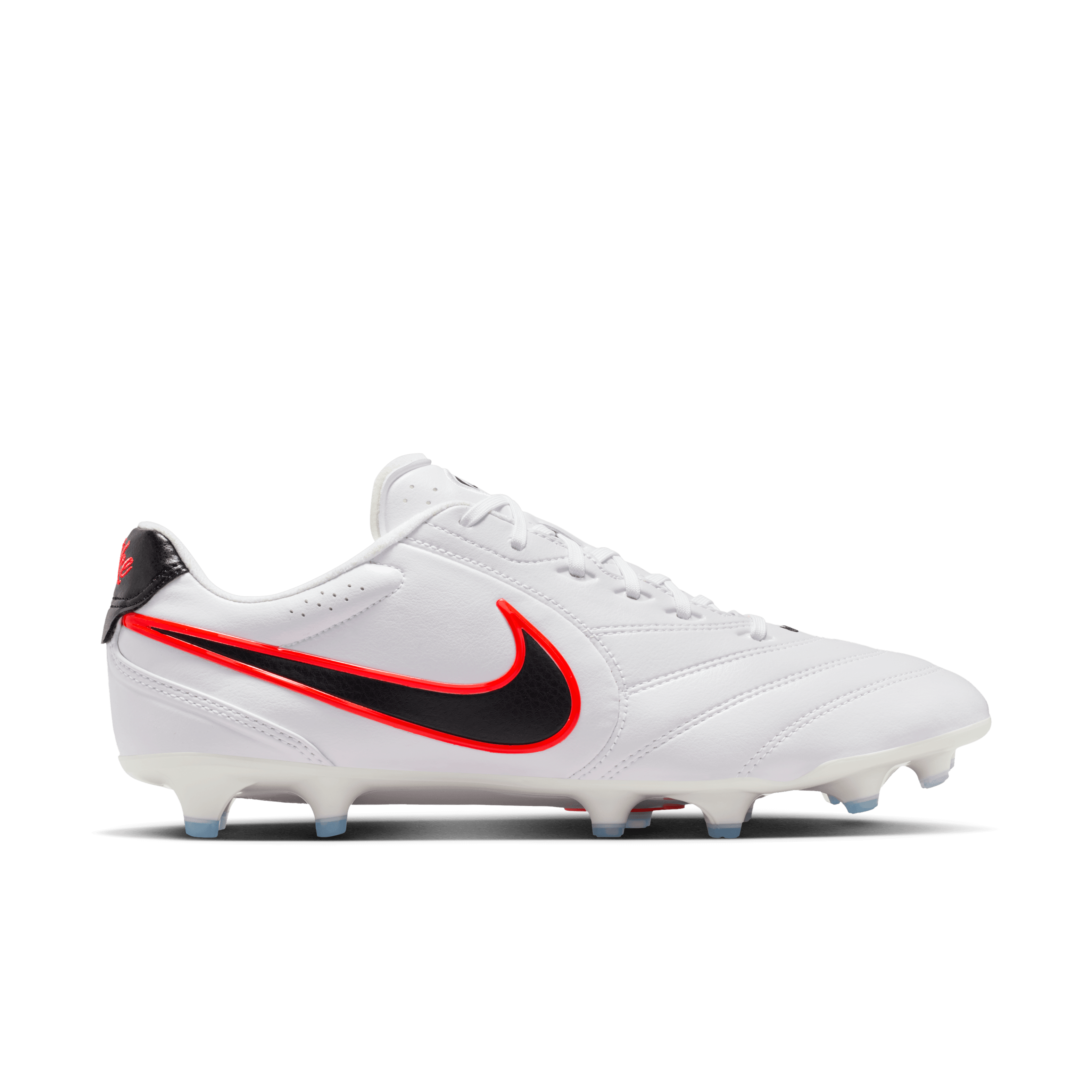 Nike Tiempo Ligera Pro FG-White/Black-Bright Crimson