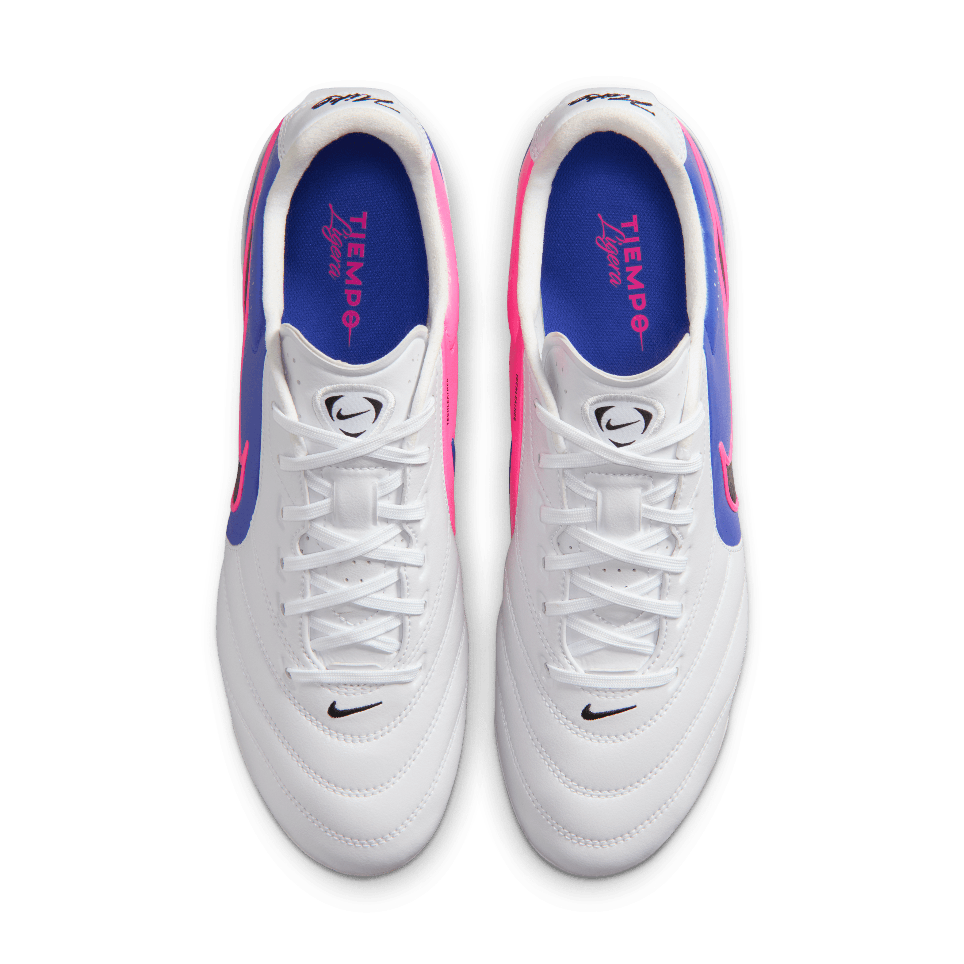 Nike Tiempo Ligera Pro FG-White/black-racer Blue-pink Blast