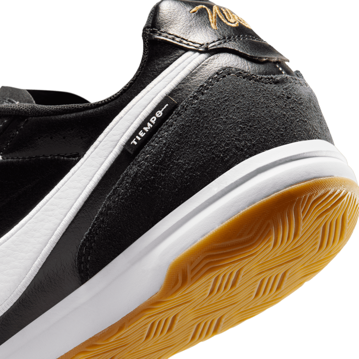 Nike Tiempo Streetgato PRM Indoor/Court Low-Top Soccer Shoes- BLACK/WHITE