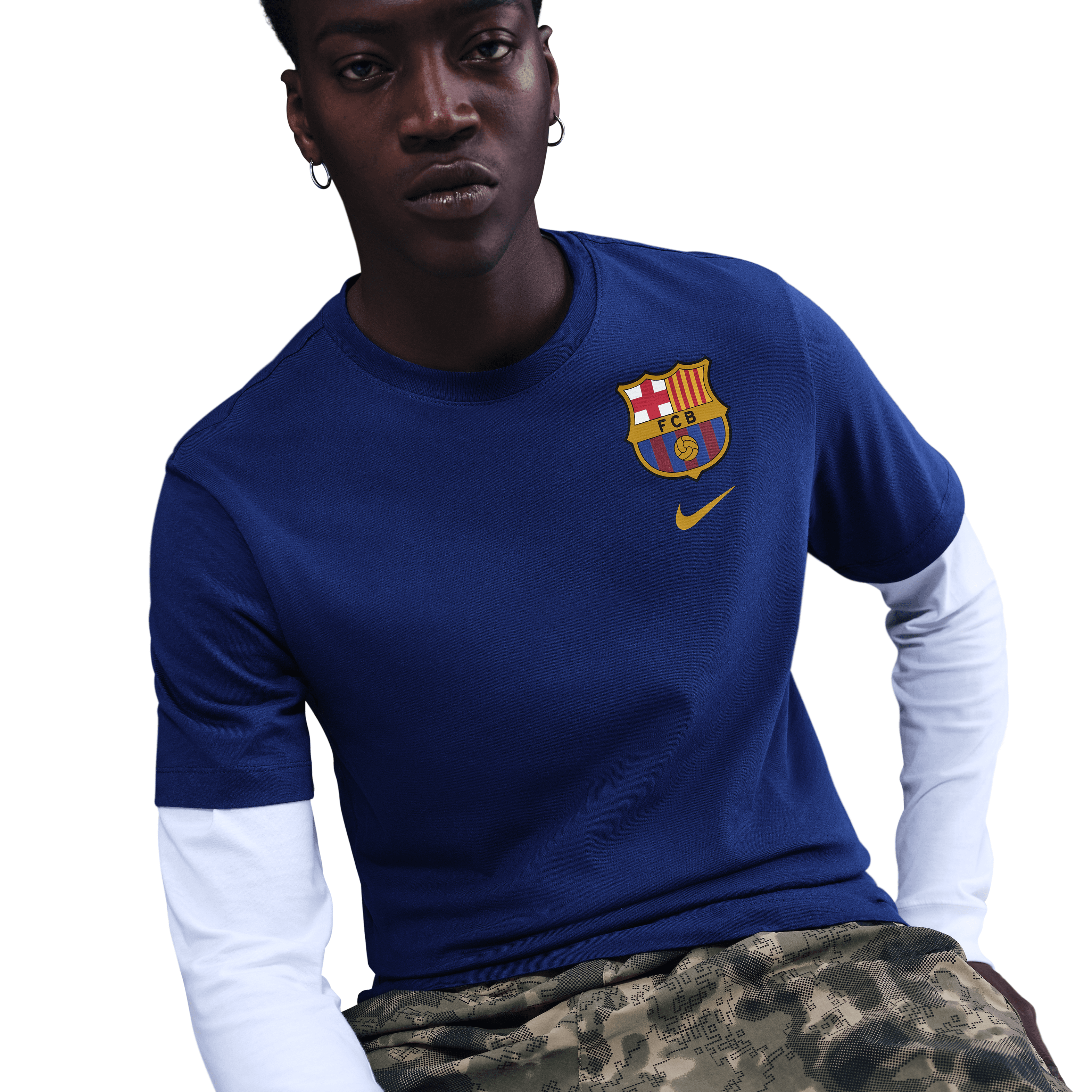 Nike FC Barcelona Men's Soccer T-Shirt