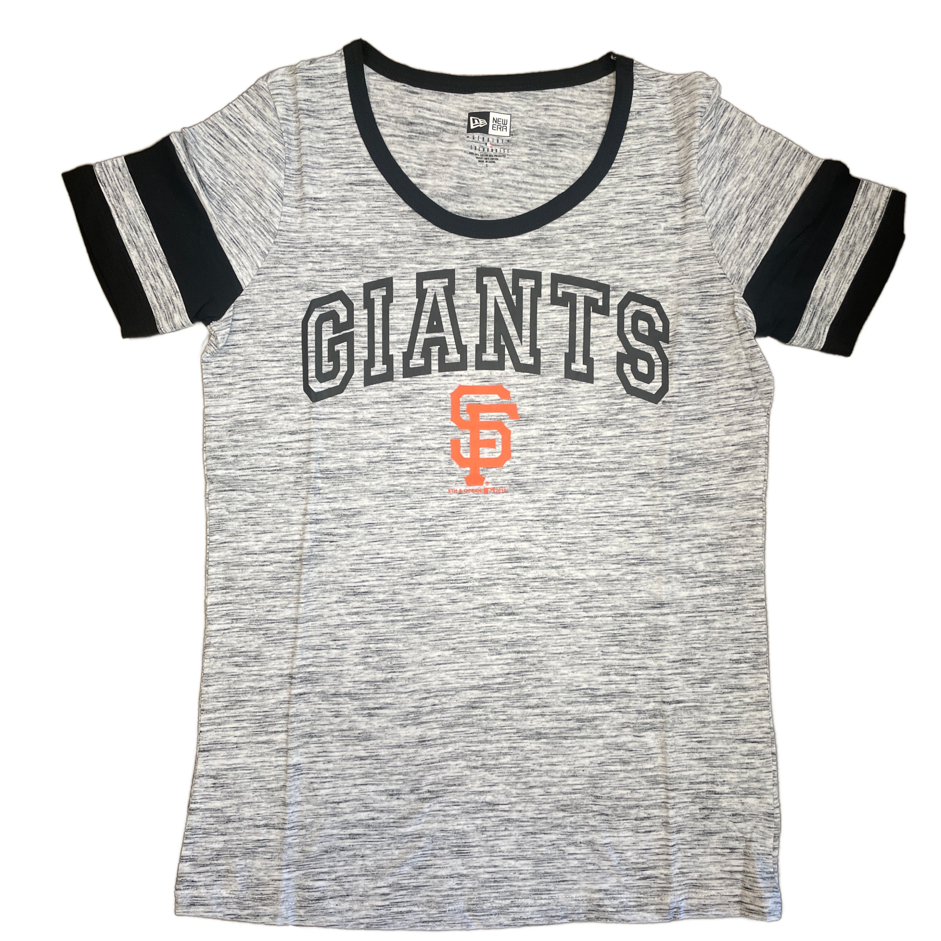 New Era Women's San Francisco Giants T-Shirt - Heather Gray