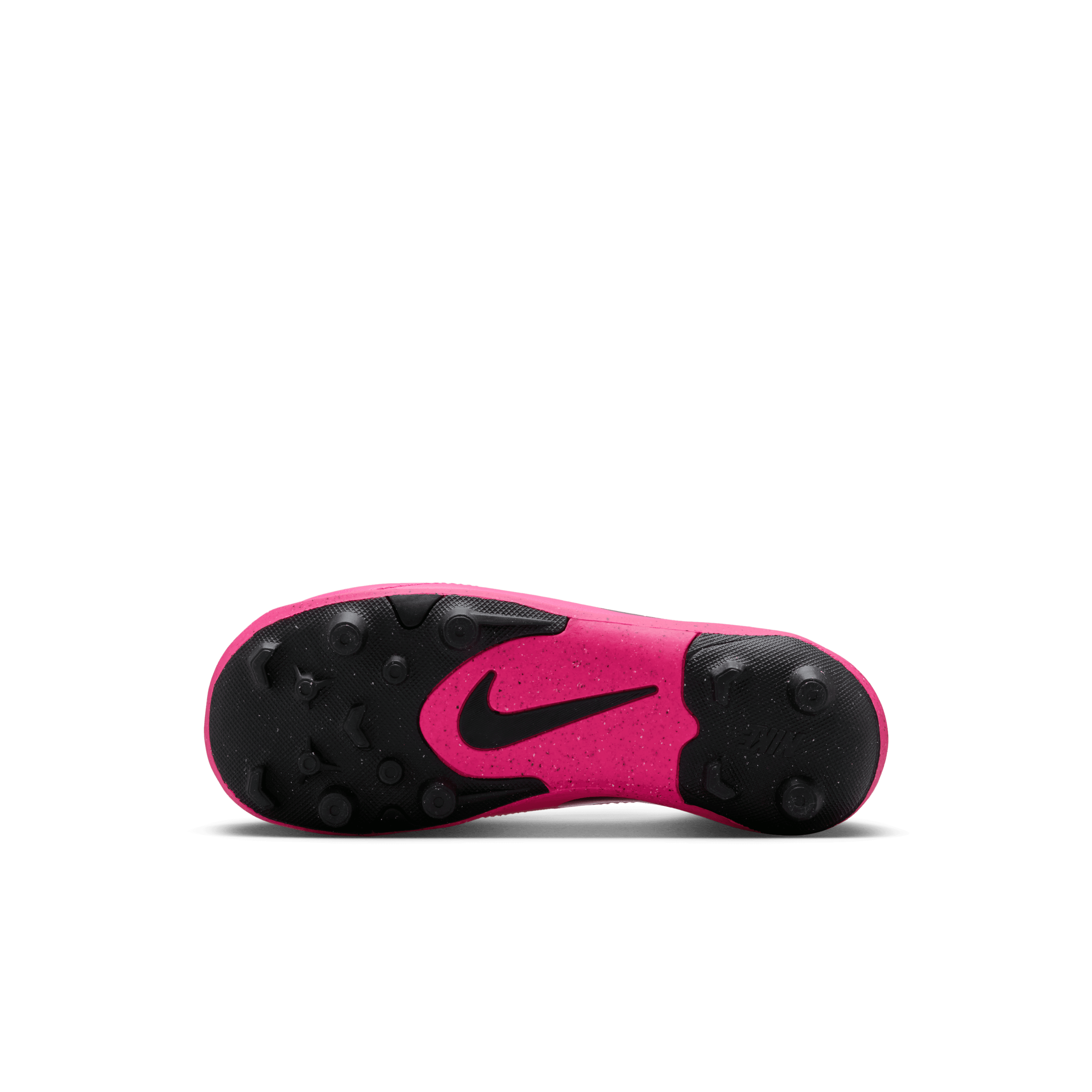 Nike Jr. Tiempo Maestro Club MG Low-Top Soccer Cleats-Pink Blast/black