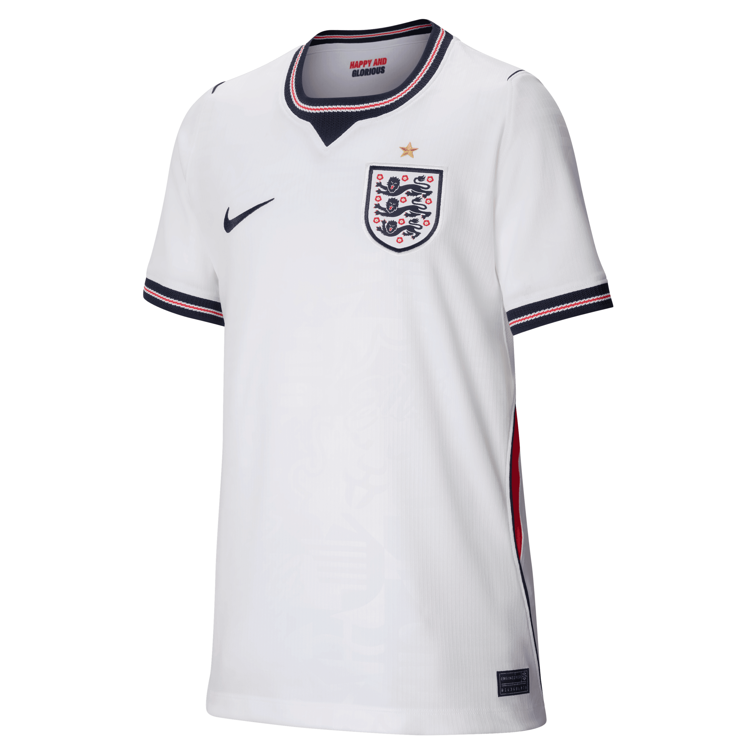Nike England Stadium Home Big Kids' 2026 Dri-FIT Soccer Replica Jersey