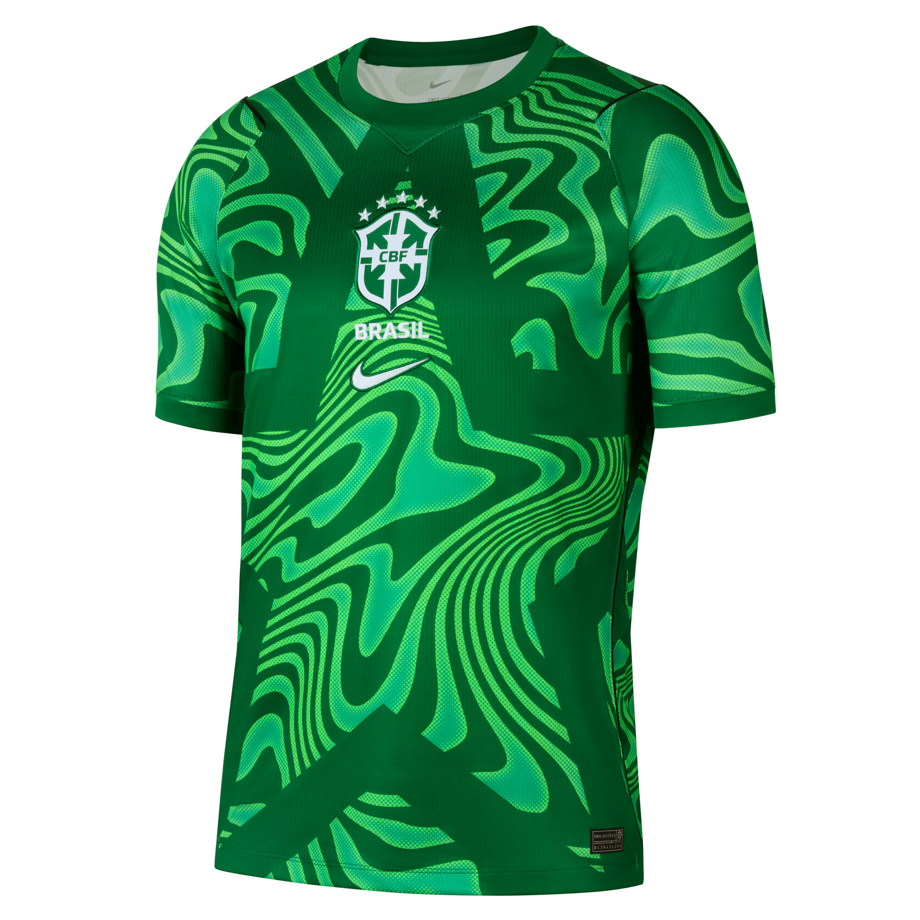 Nike Brazil 2026 Stadium Goalkeeper Men's Nike Dri-FIT Soccer Replica Short-Sleeve Jersey