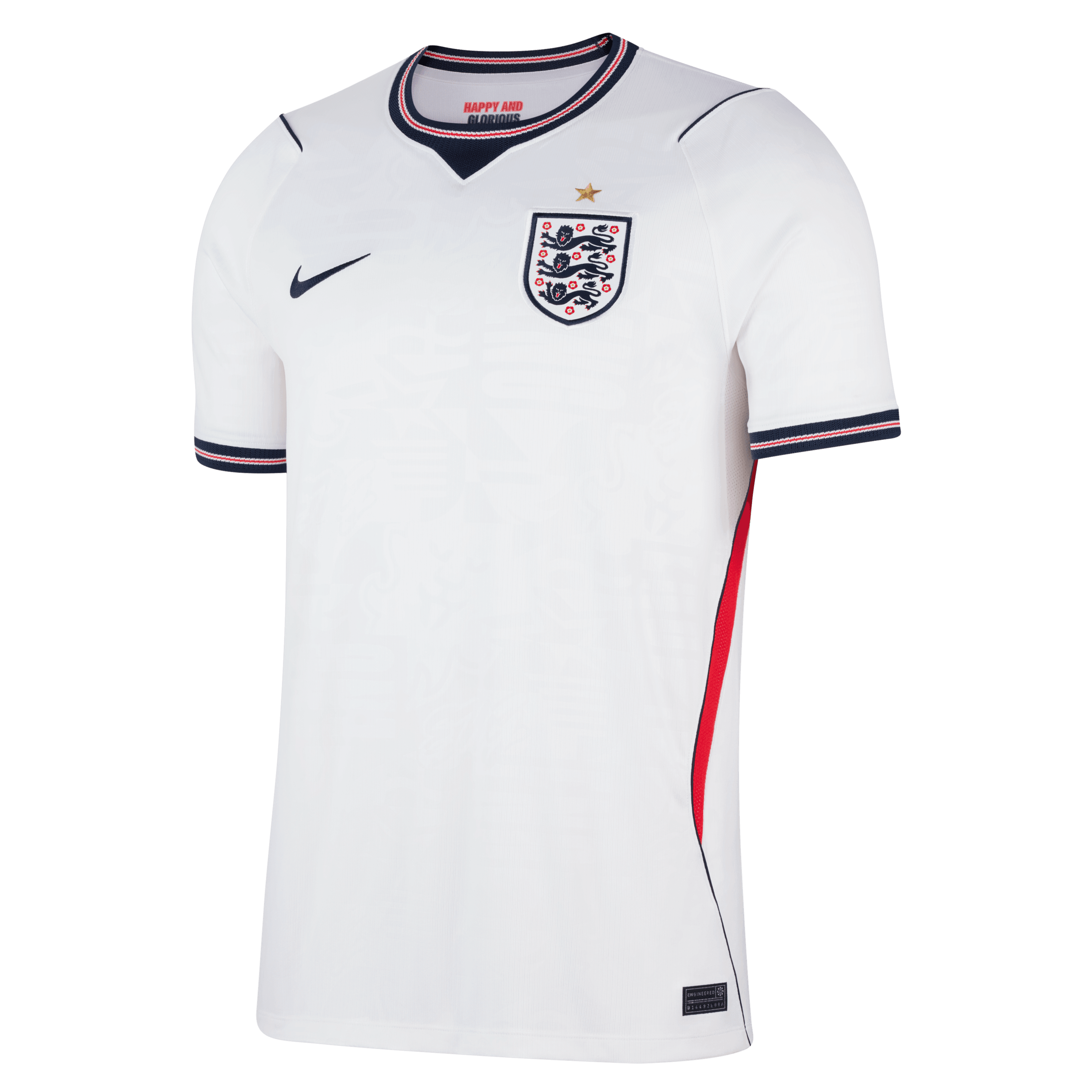 Nike Men's England Dri-Fit Stadium Home Soccer Replica Jersey 2026