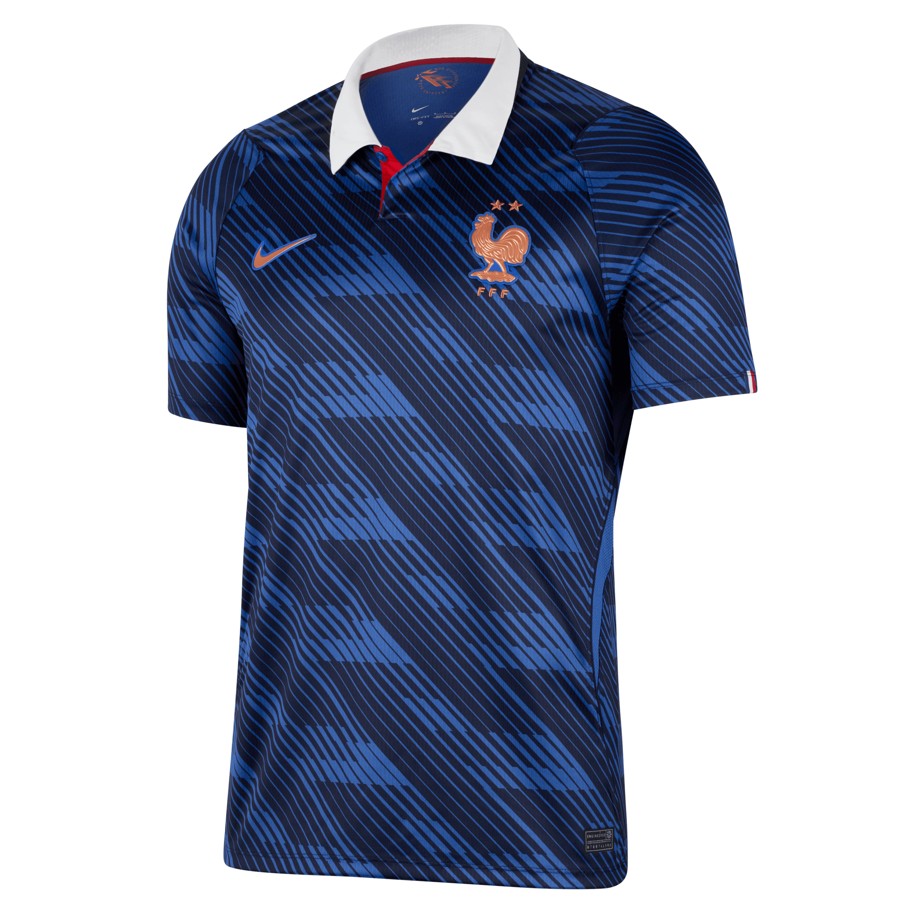 Nike Men's France FFF Stadium Home Dri-FIT Soccer Replica Jersey 2026