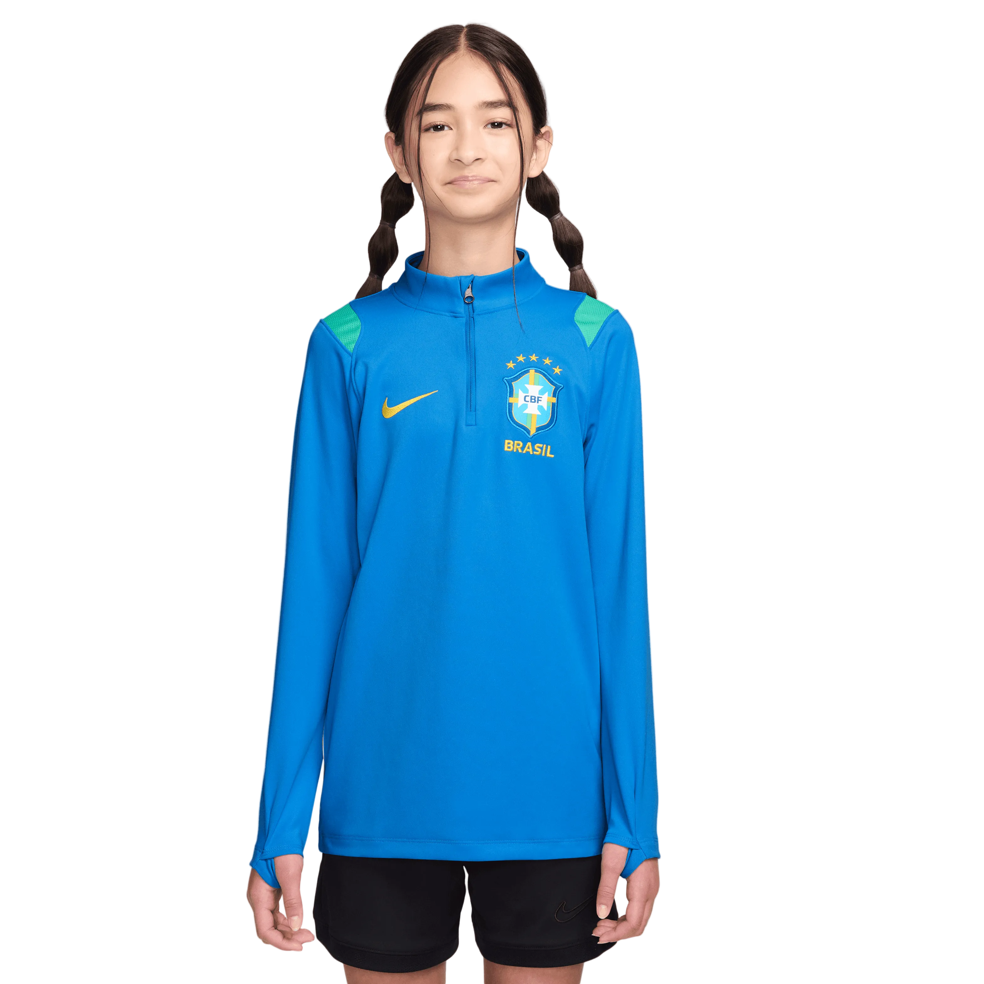 Nike Brazil Academy Pro Big Kids' Dri-FIT Soccer Knit Drill Top