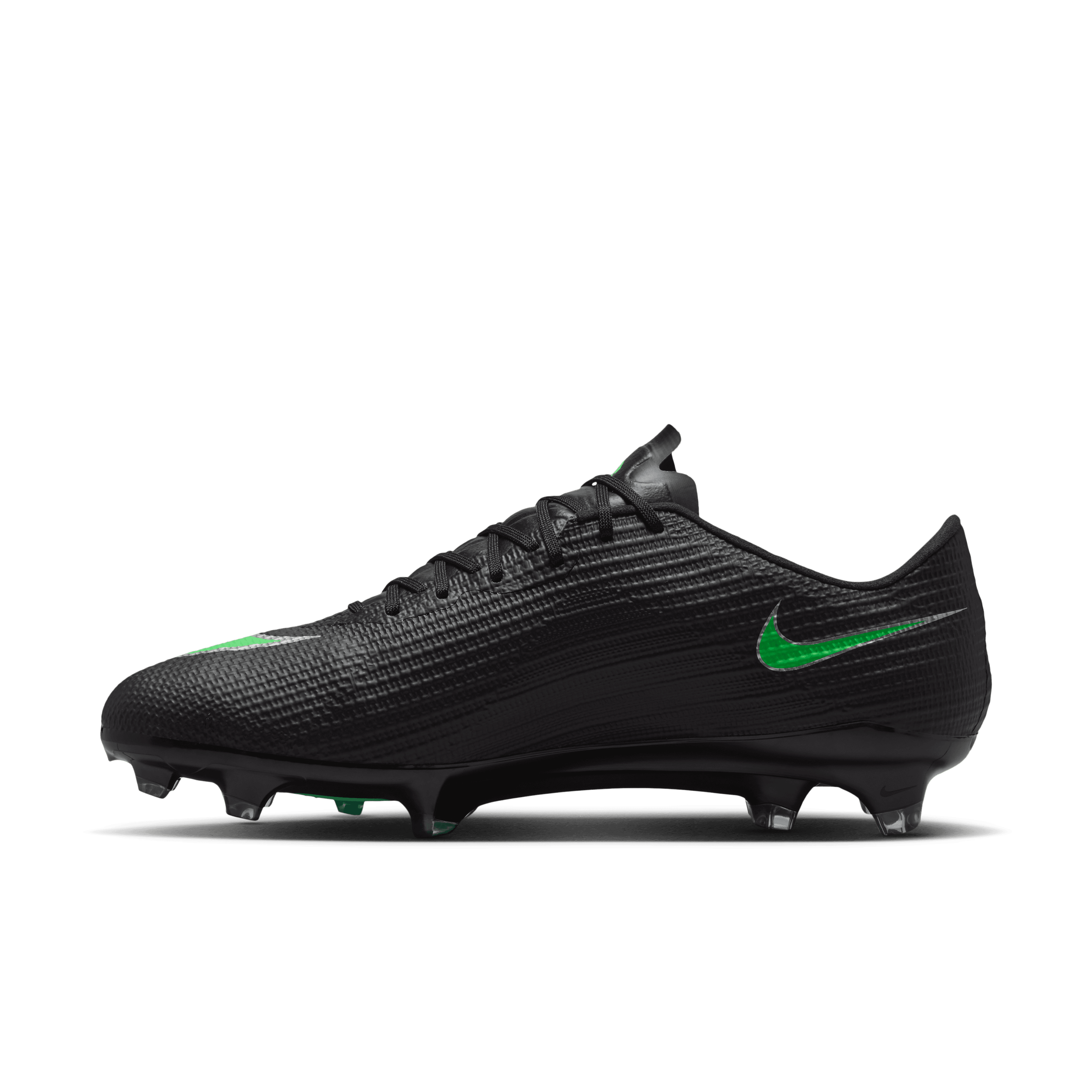 Nike Mercurial Vapor 17 Pro Firm-Ground Low-Top FG-BLACK/ILLUSION GREEN-BLACK