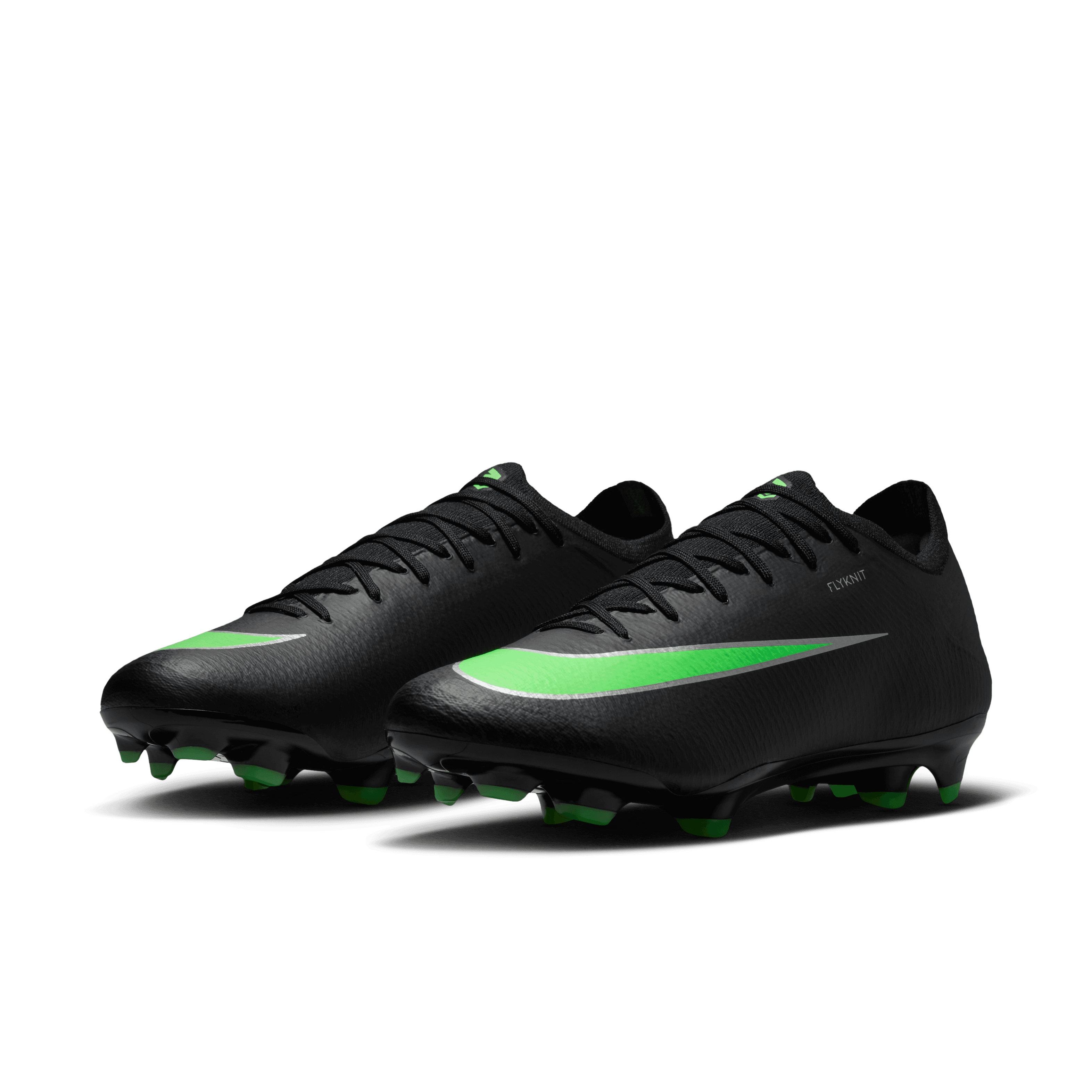 Nike Mercurial Vapor 17 Pro Firm-Ground Low-Top FG-BLACK/ILLUSION GREEN-BLACK