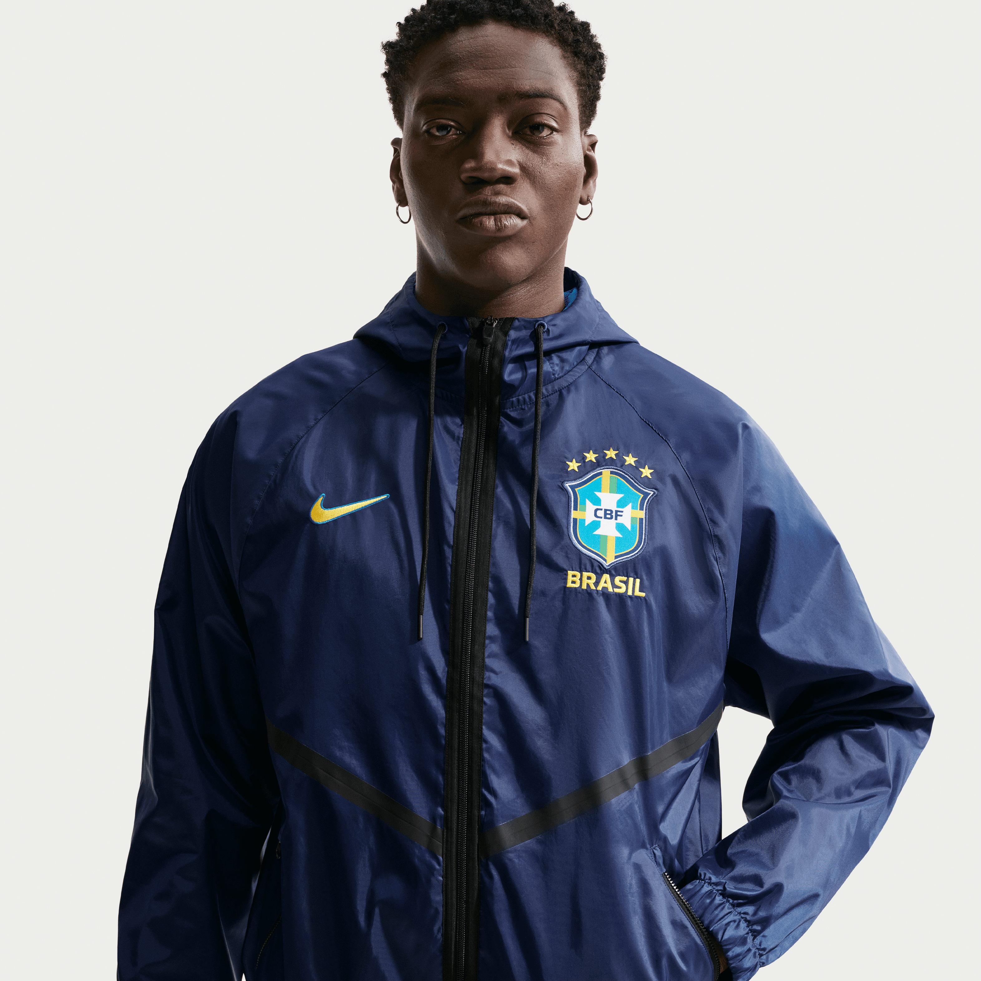 Nike Brazil Men's Dri-FIT Soccer Anthem Jacket