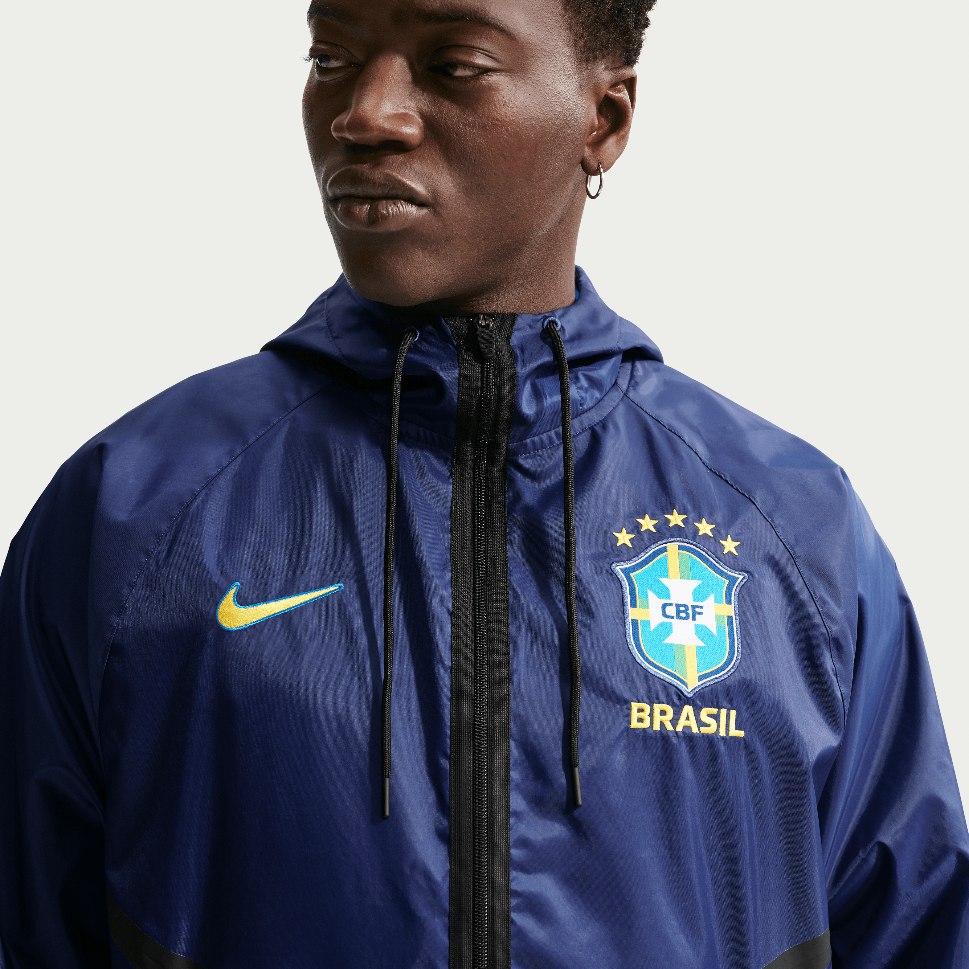 Nike Brazil Men's Dri-FIT Soccer Anthem Jacket